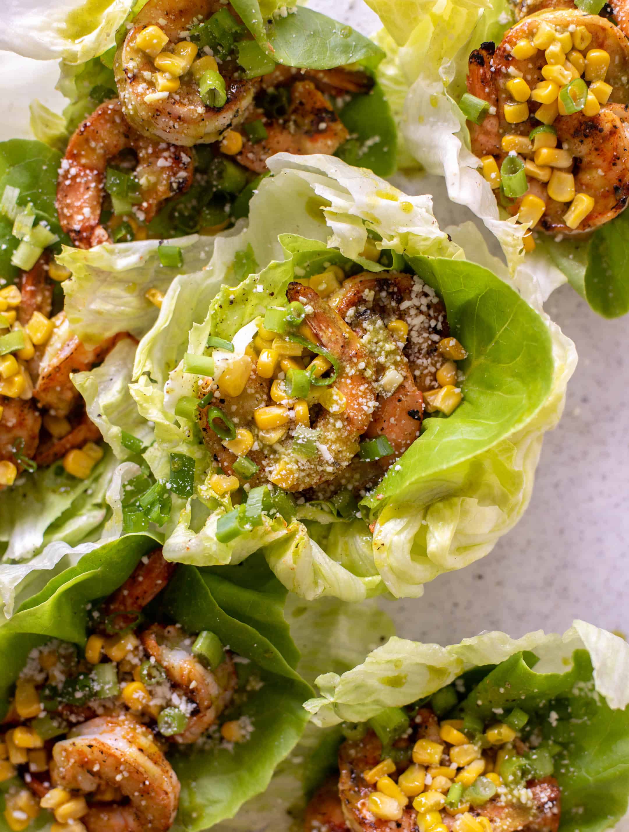 grilled shrimp lettuce wraps