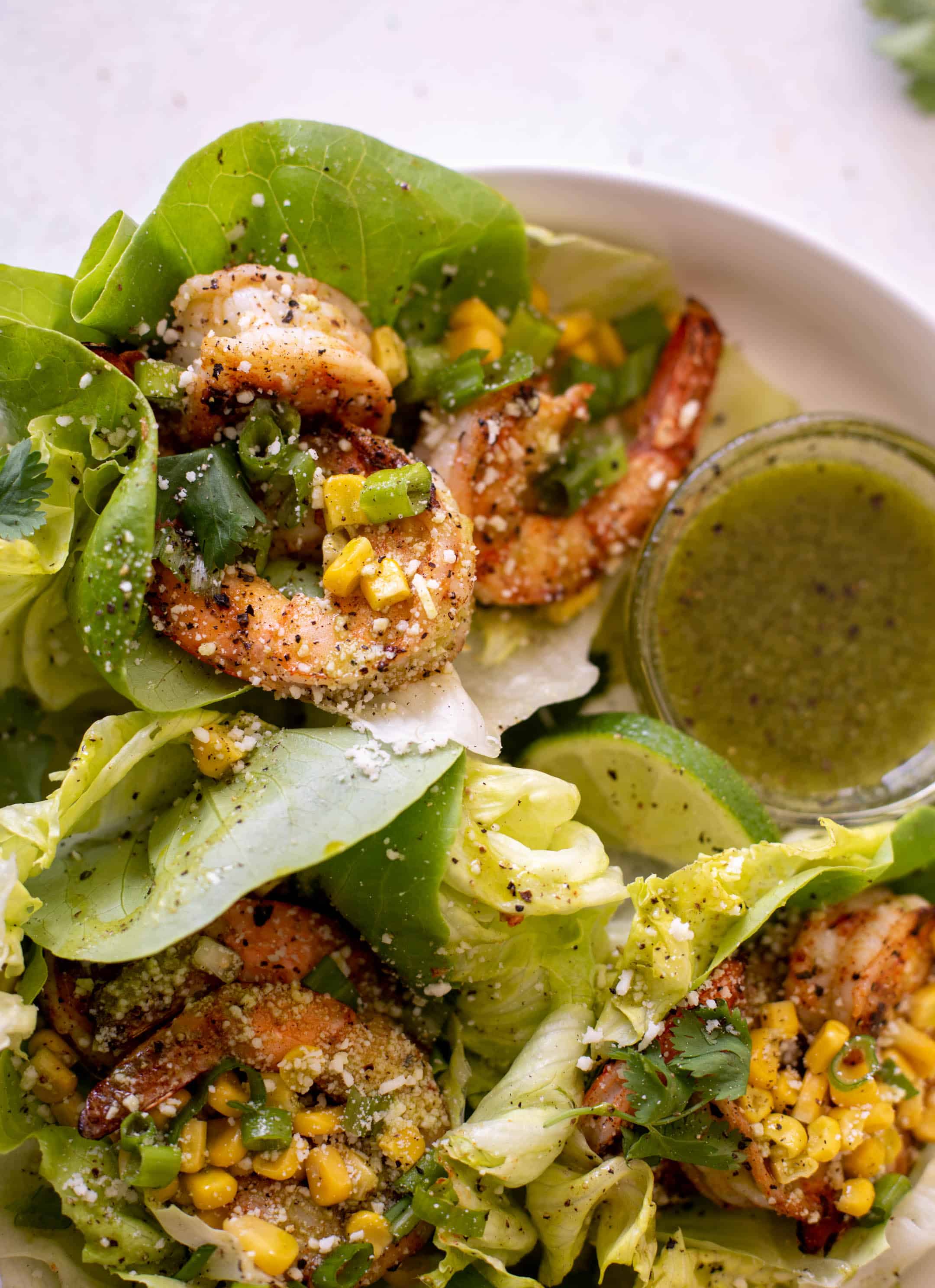 grilled shrimp lettuce wraps