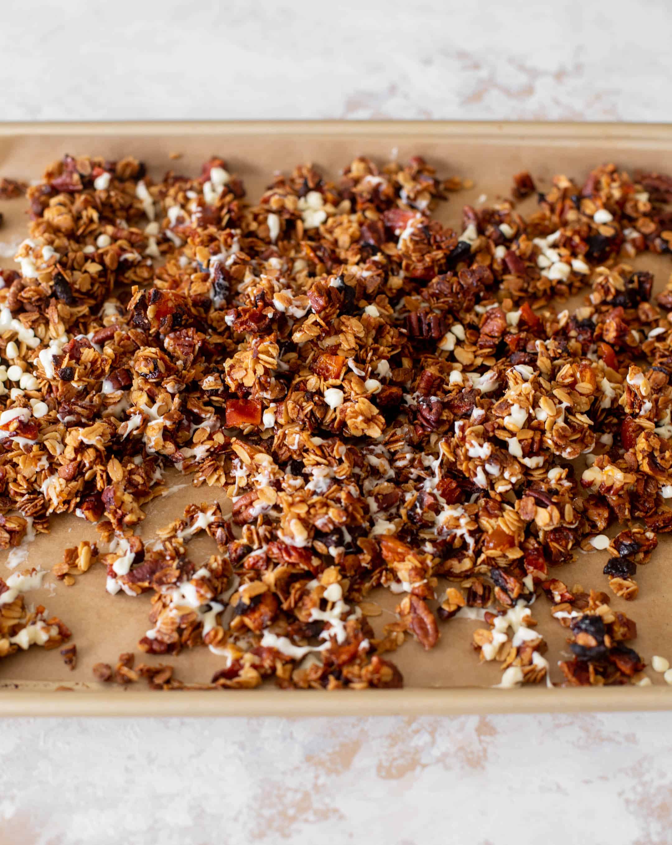 peach cobbler granola