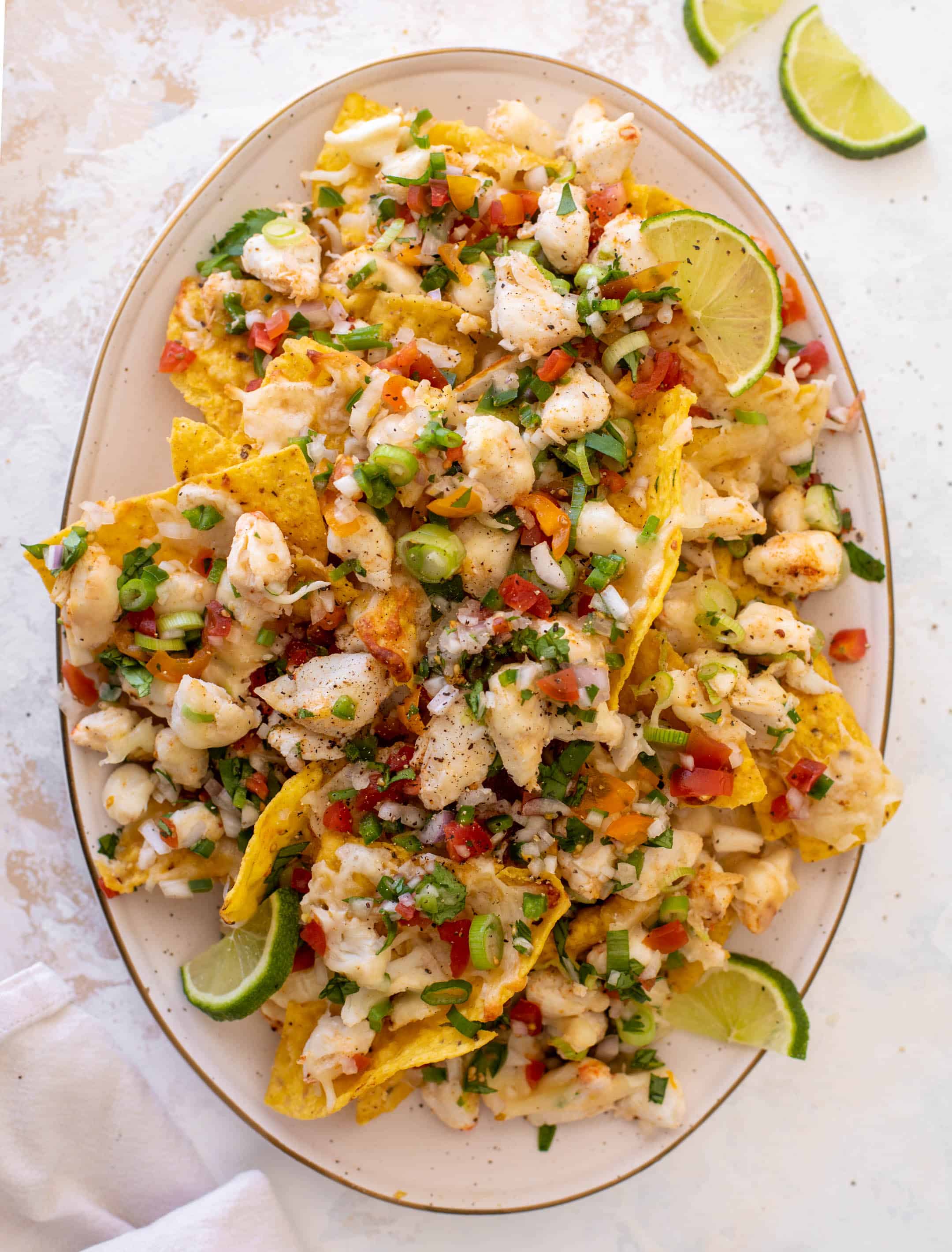 summer crab nachos