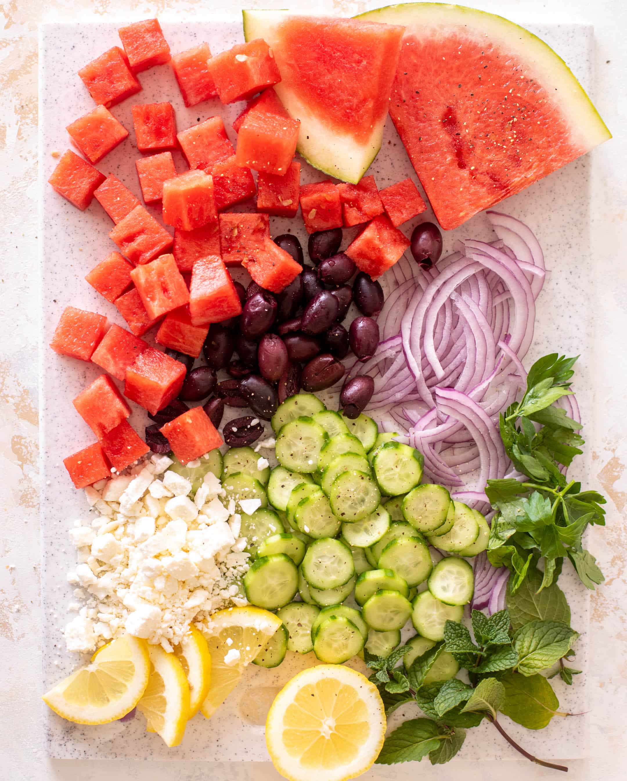 watermelon greek salad