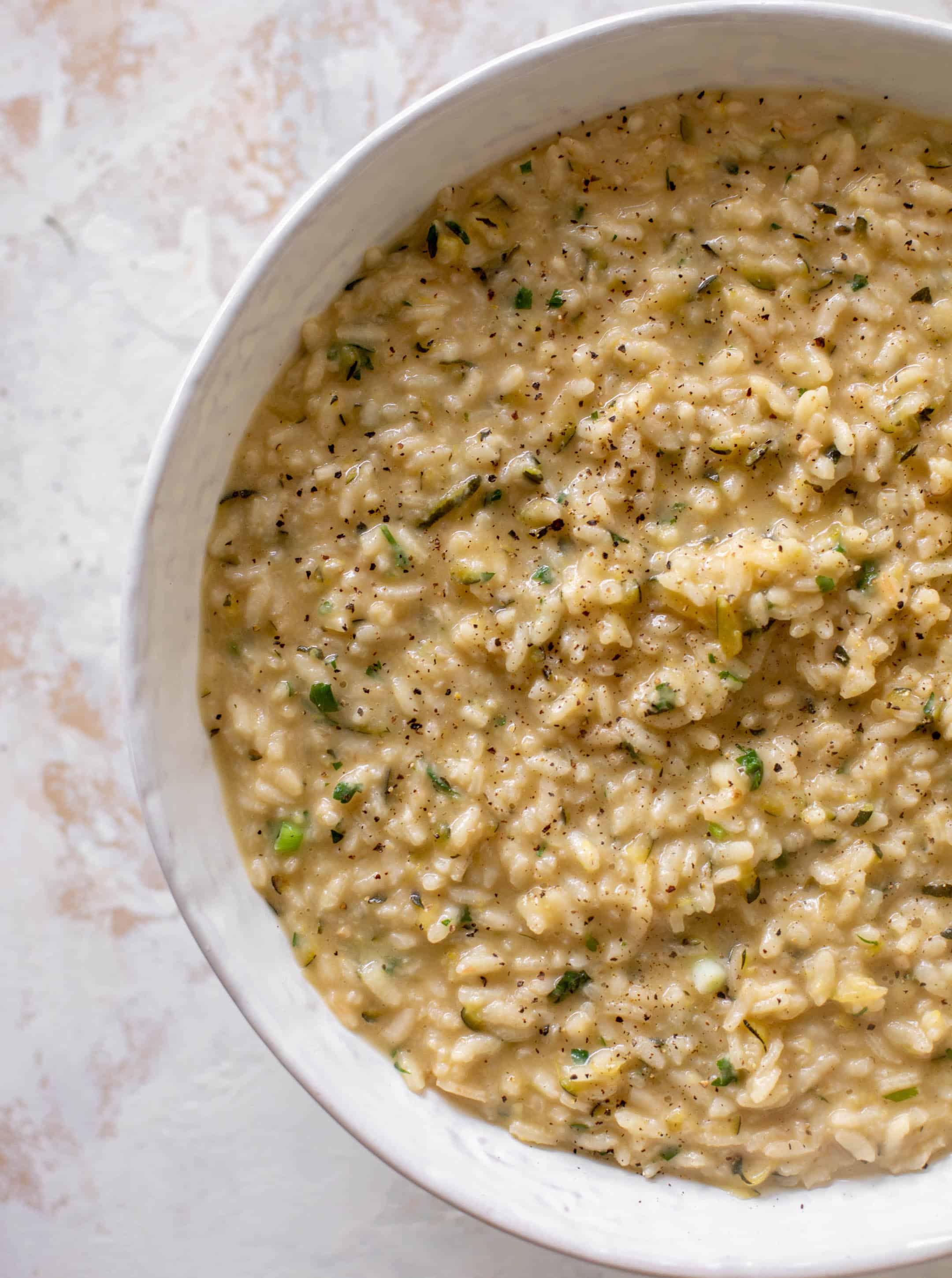 zucchini risotto
