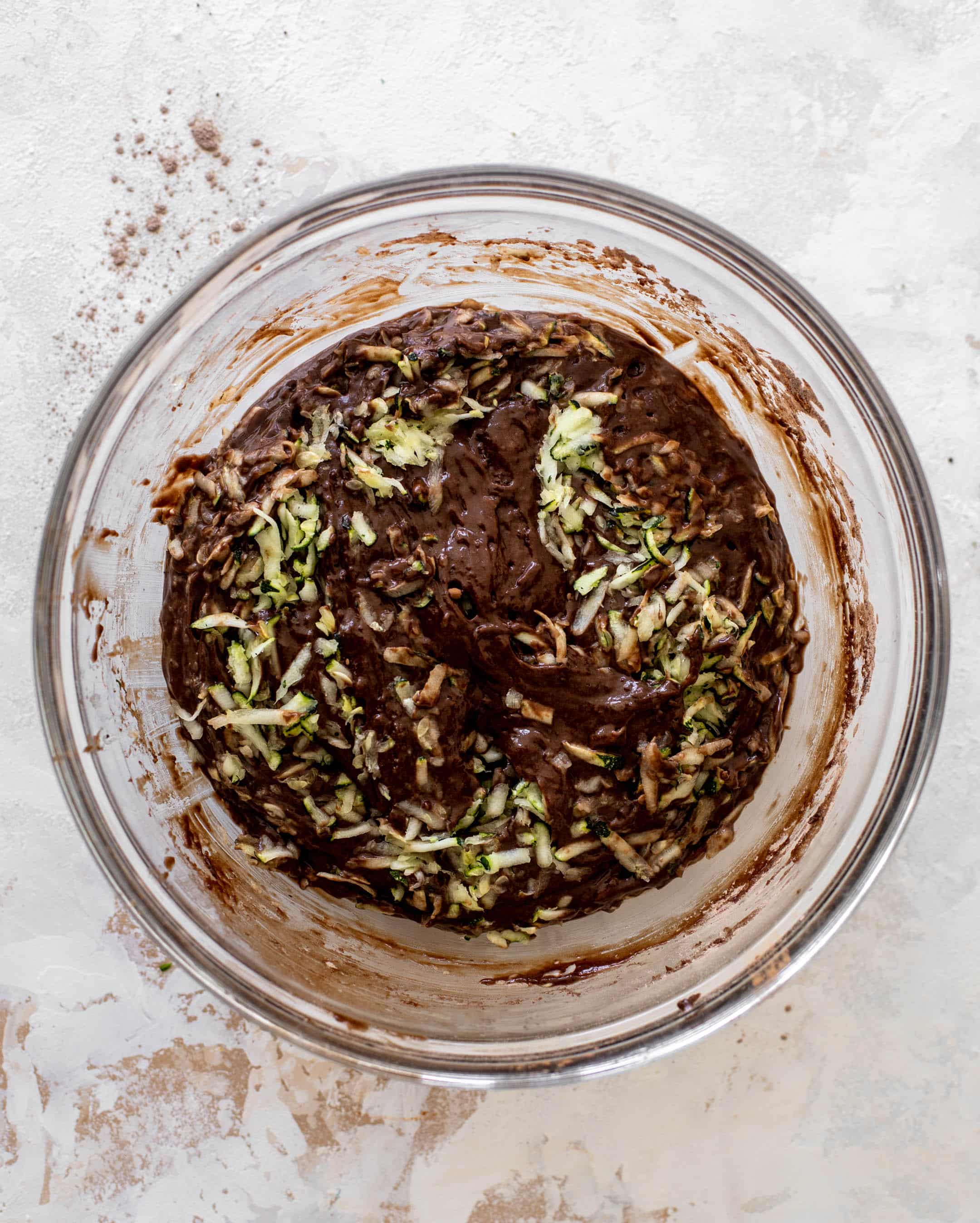 double chocolate zucchini muffins