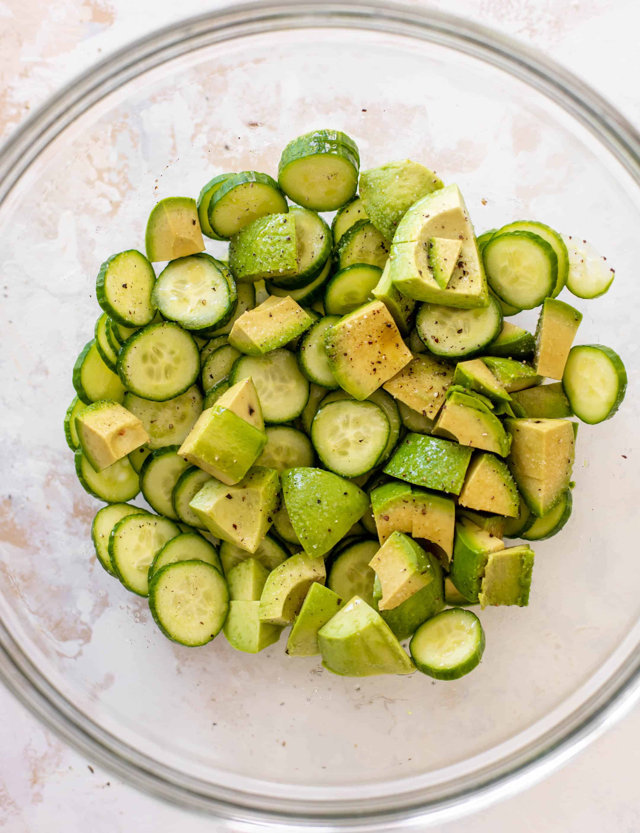 crispy chicken with avocado salad