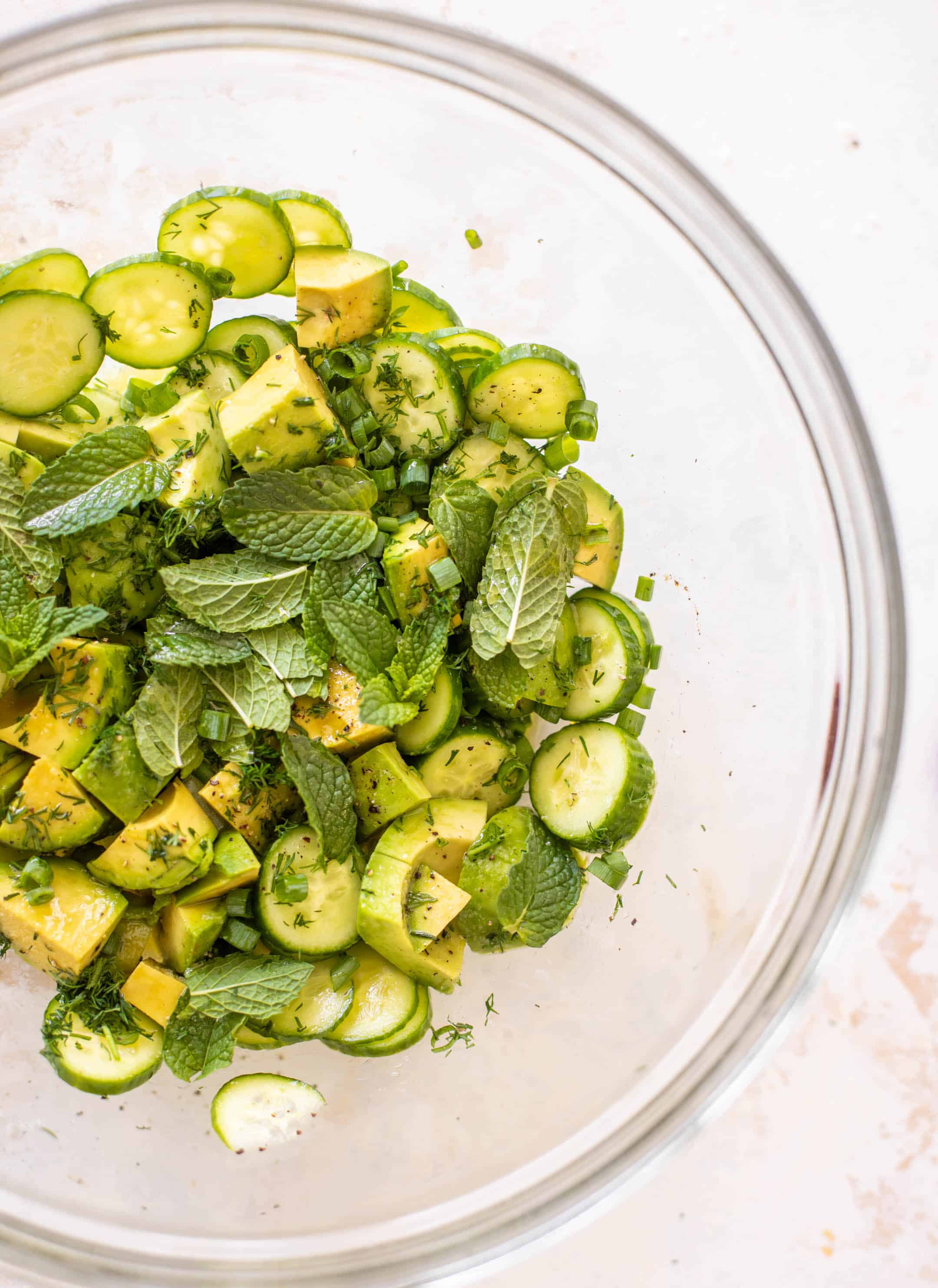 crispy chicken with avocado salad