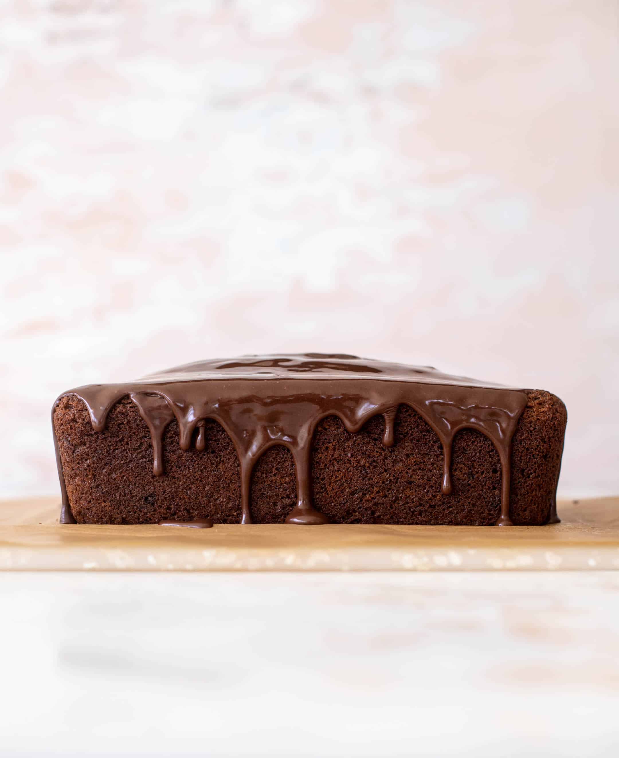 chocolate glazed banana bread