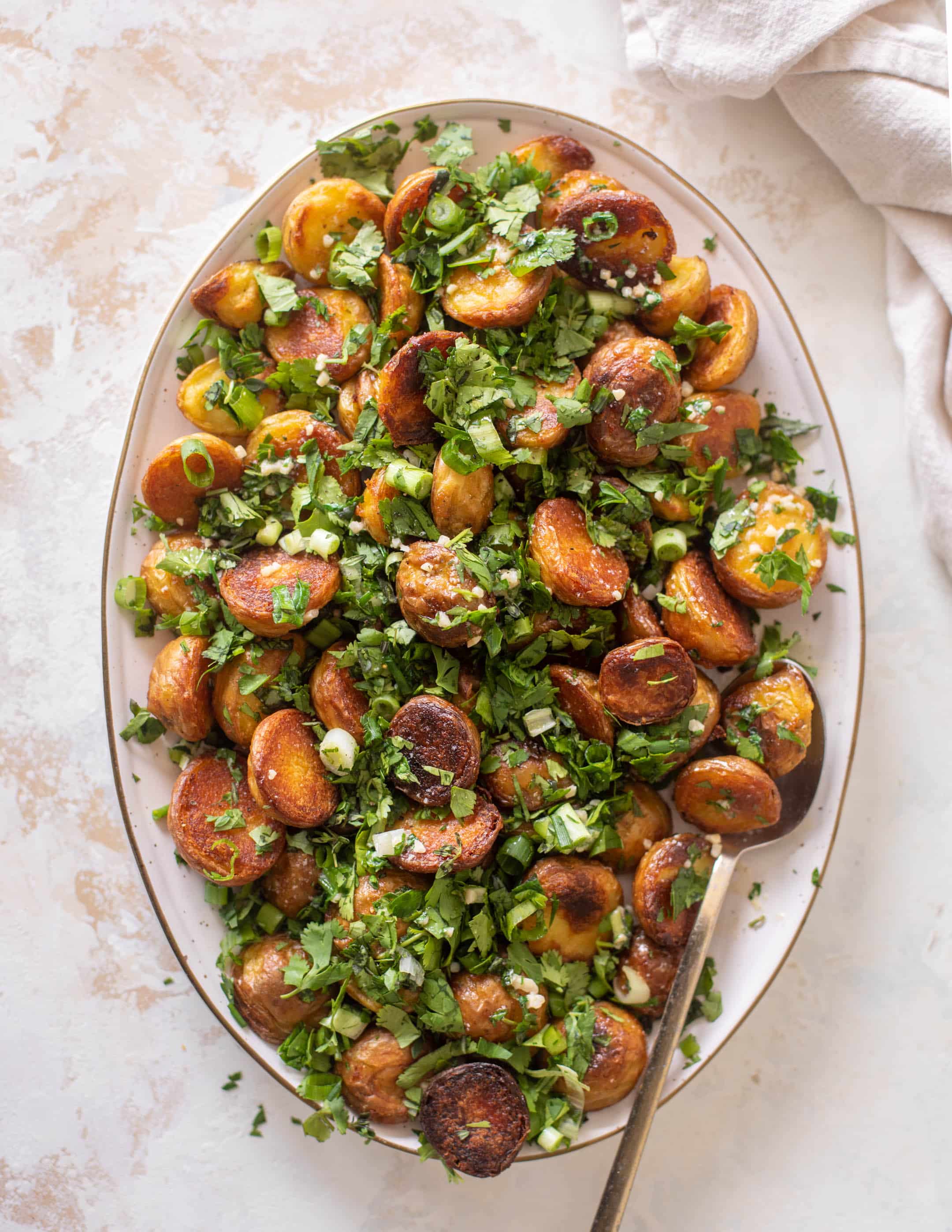 best crispy roasted potatoes with herbs