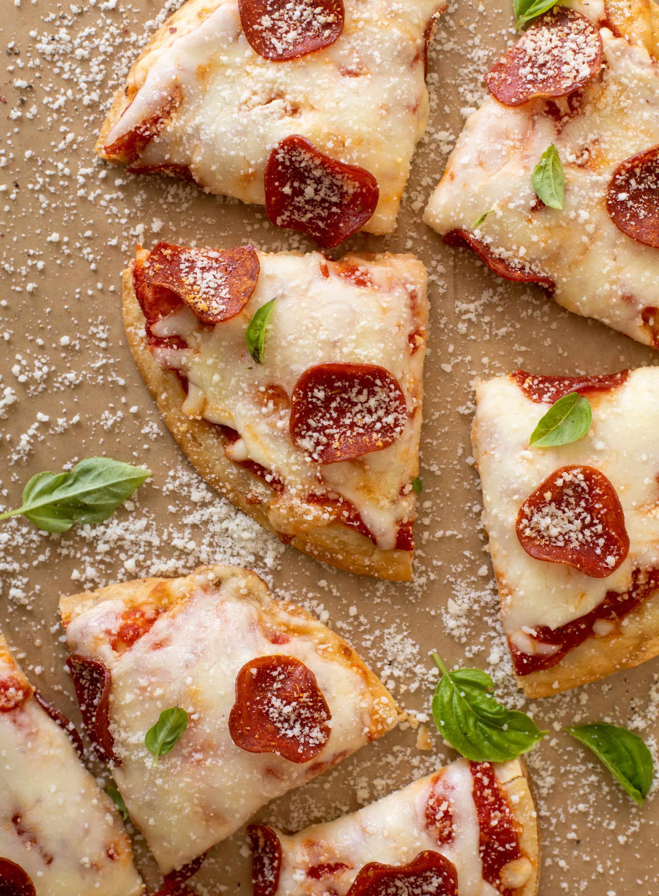 baked pizza chicken quesadillas