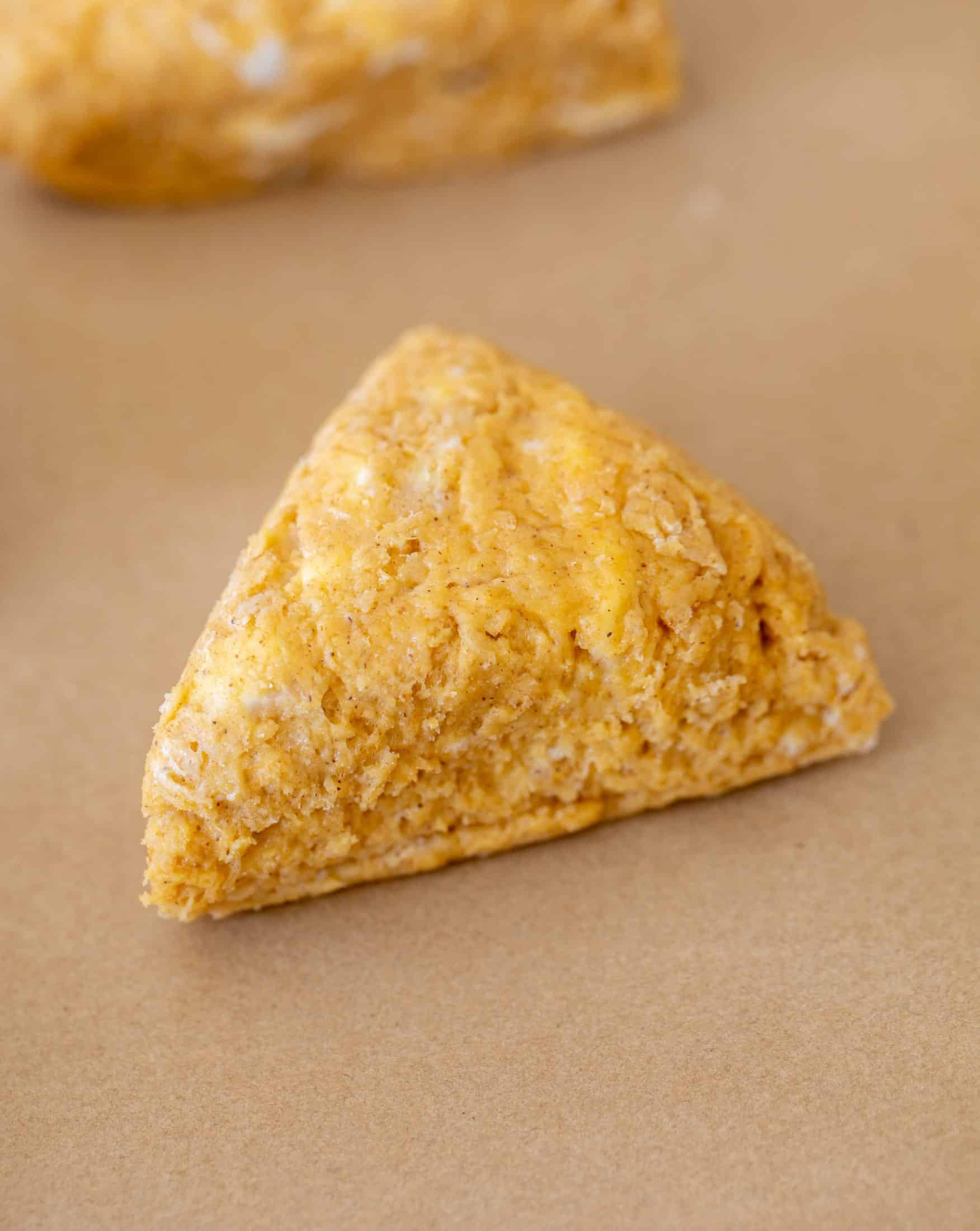 pumpkin scones with espresso glaze