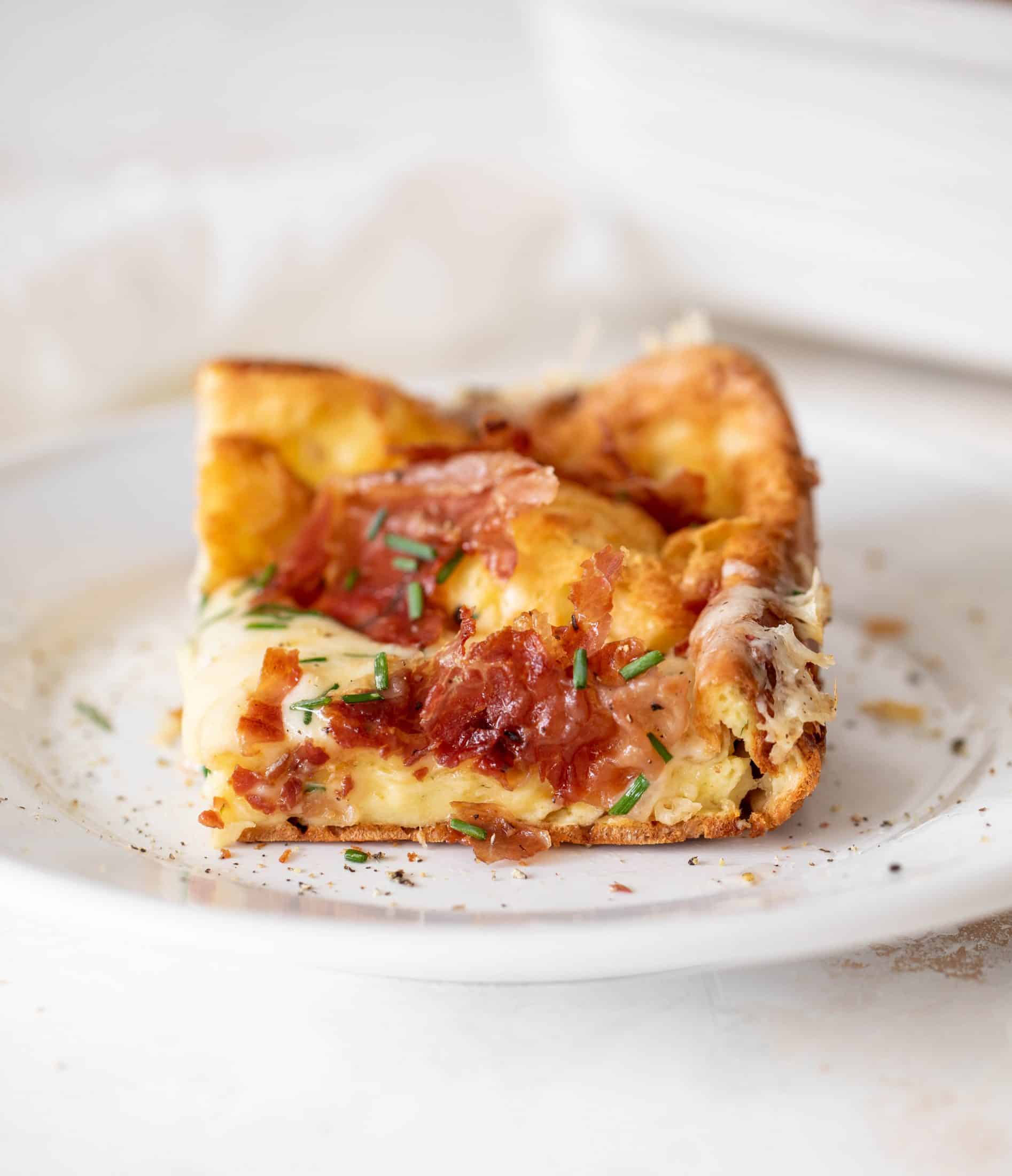 crispy ham and cheese dutch baby