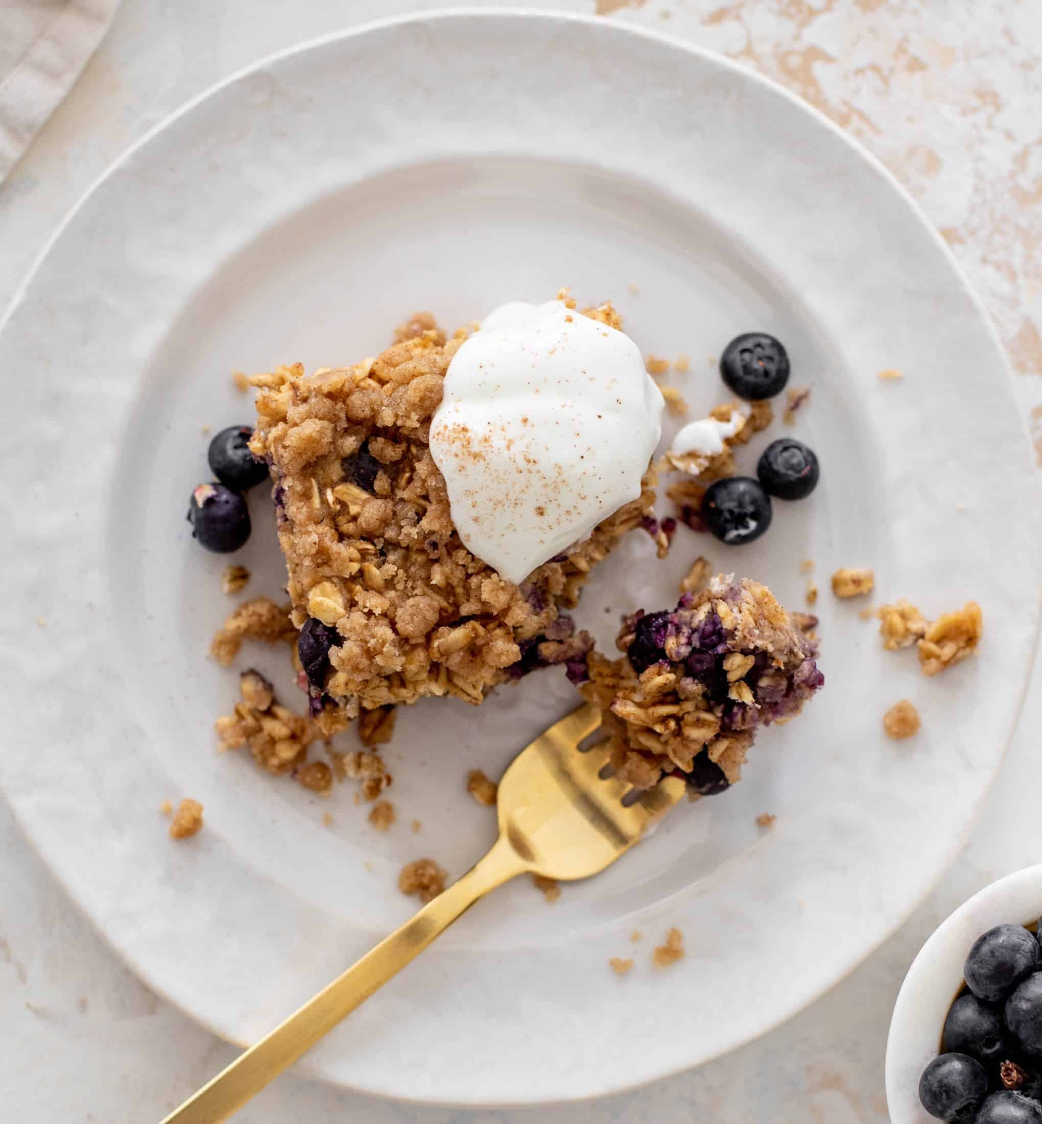 blueberry muffin baked oatmeal