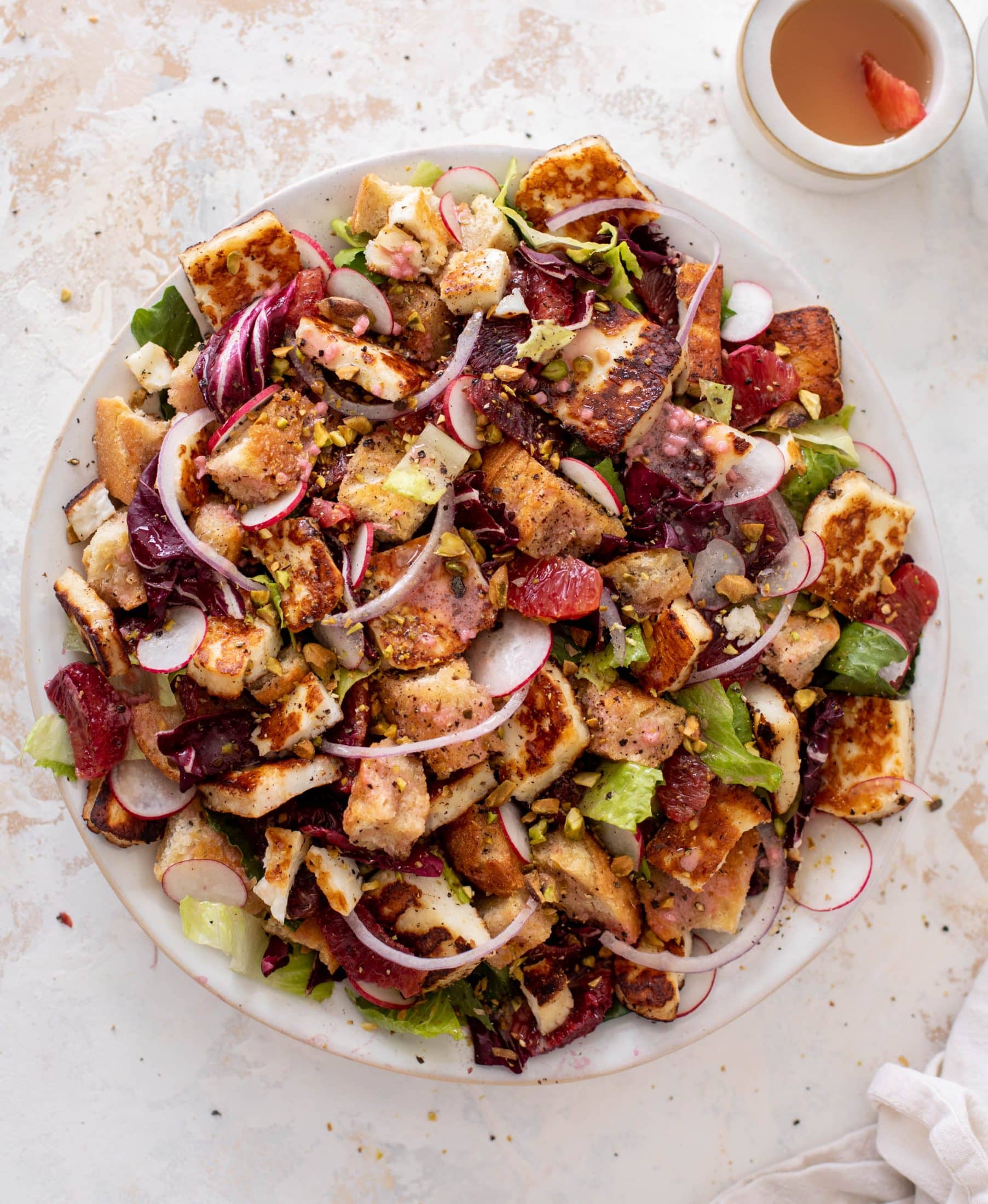 blood orange panzanella