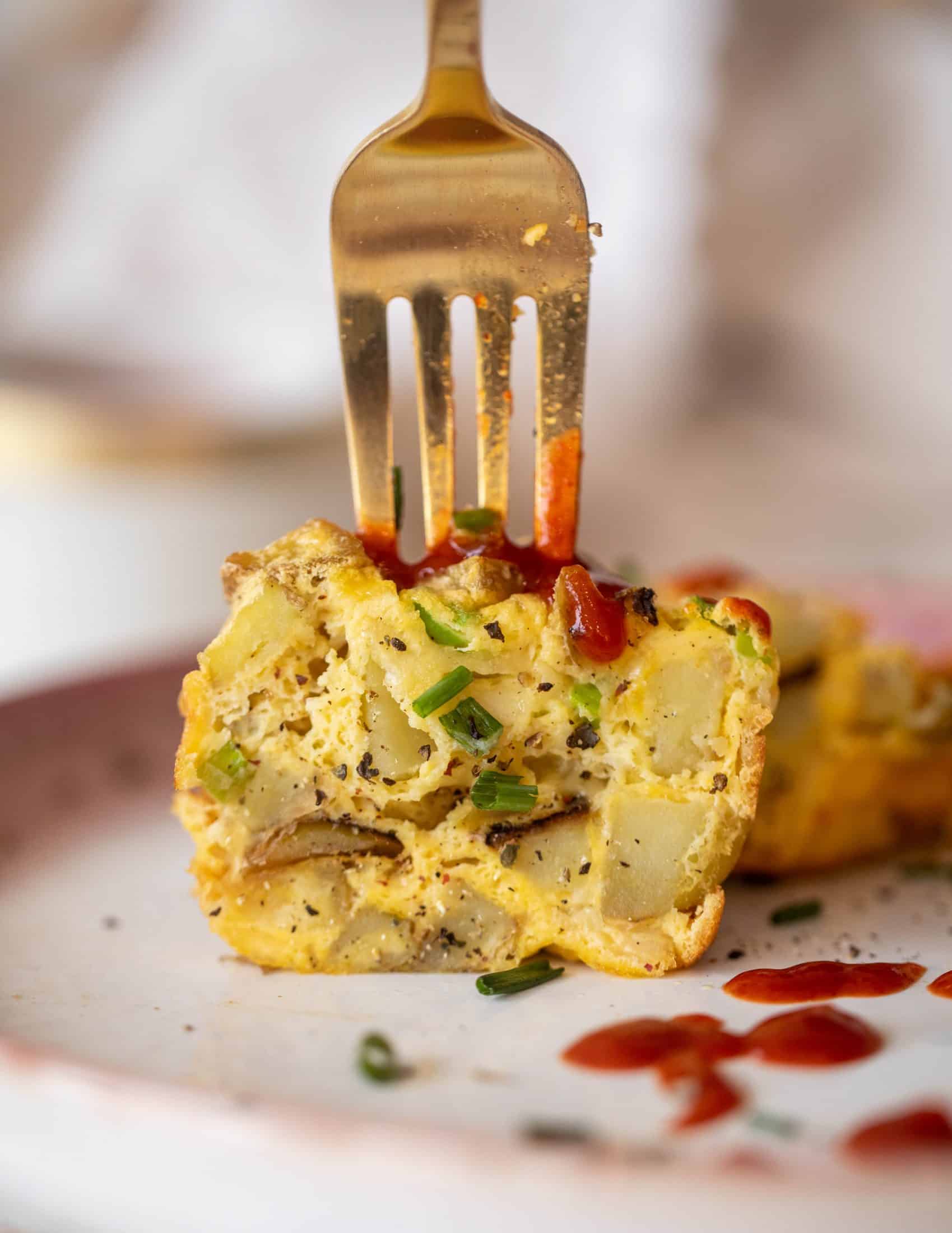 potato and egg souffle bites