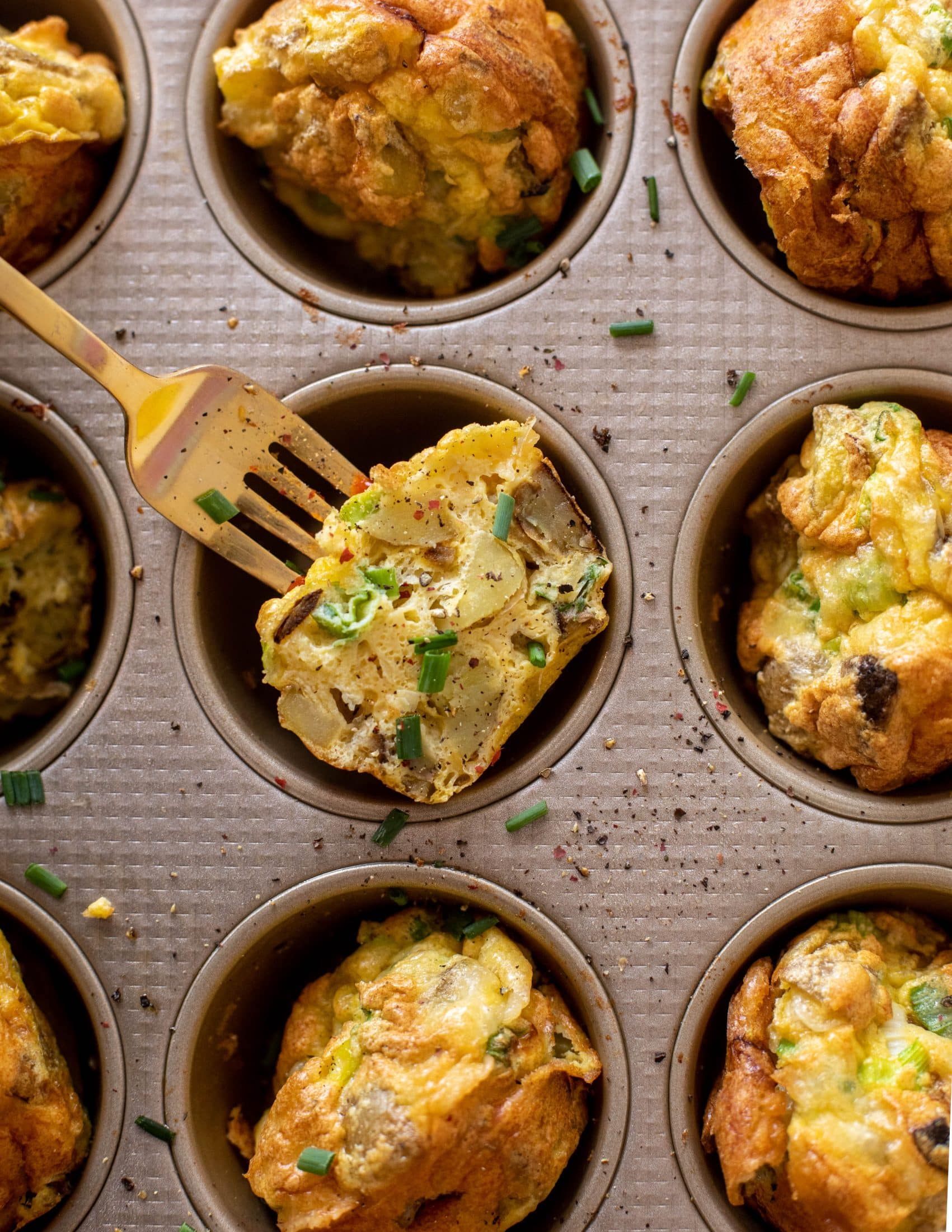 potato and egg souffle bites