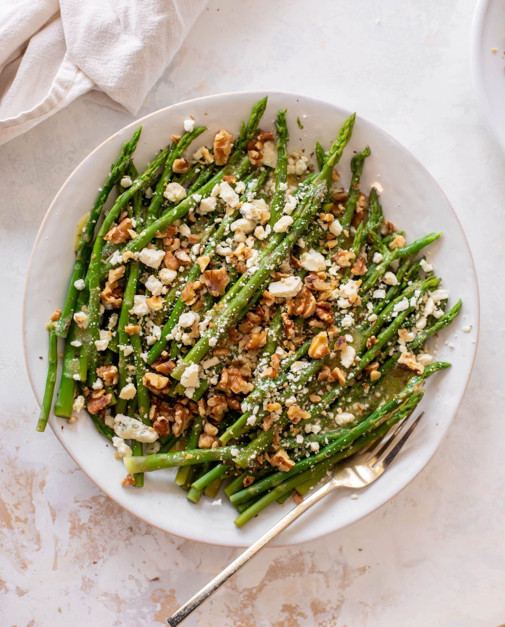 chilled asparagus crunch salad