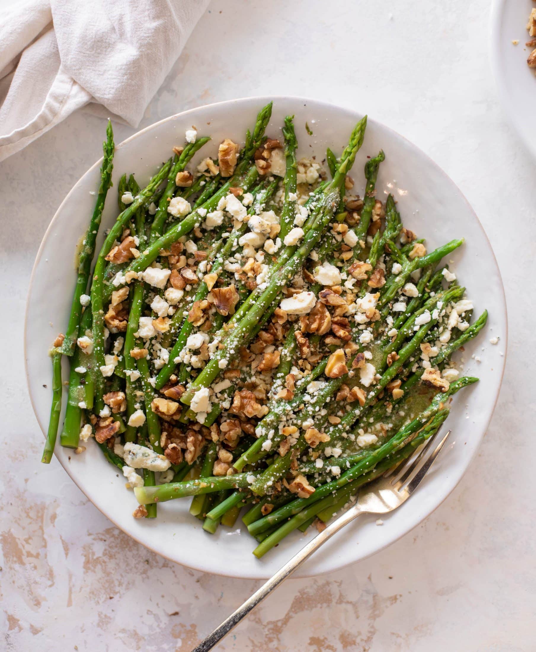 chilled asparagus crunch salad