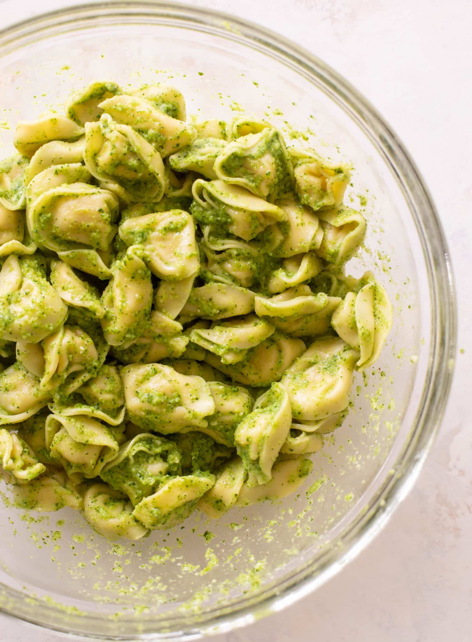 broccoli pesto tortellini salad