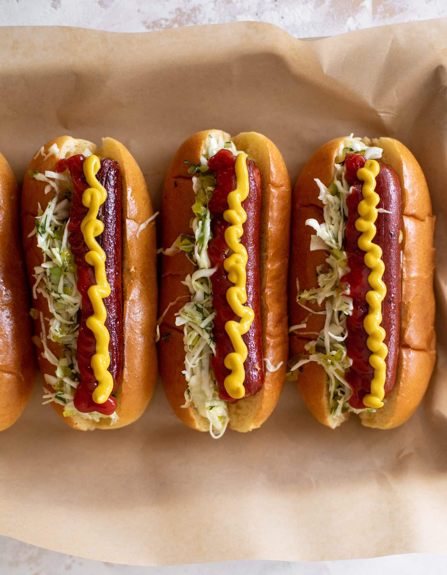 pickle slaw for hot dogs and burgers