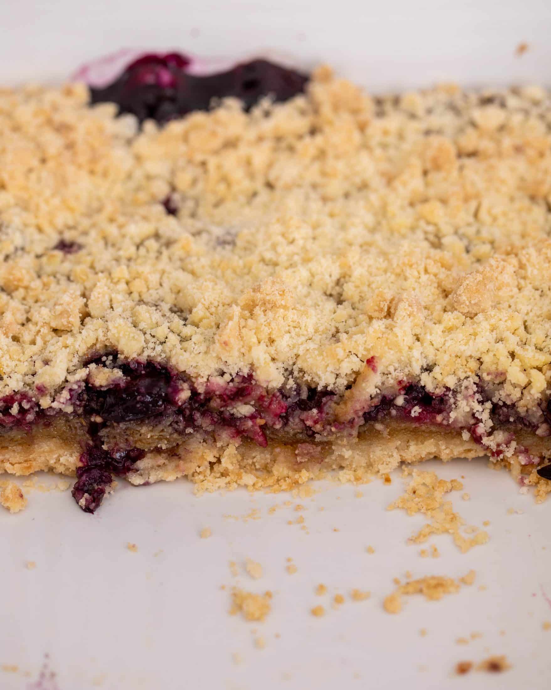 lemon blueberry cobbler bars
