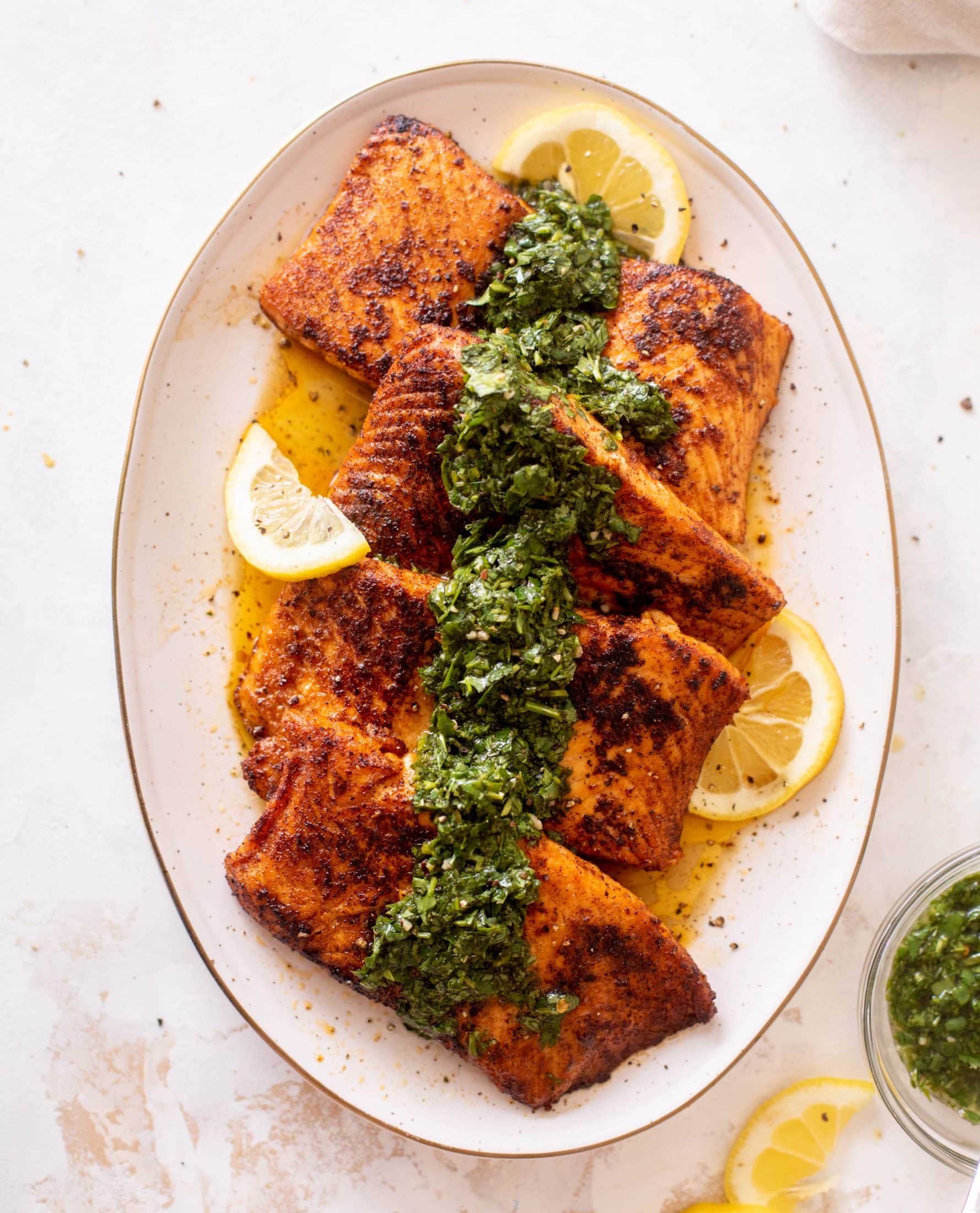 chimichurri salmon