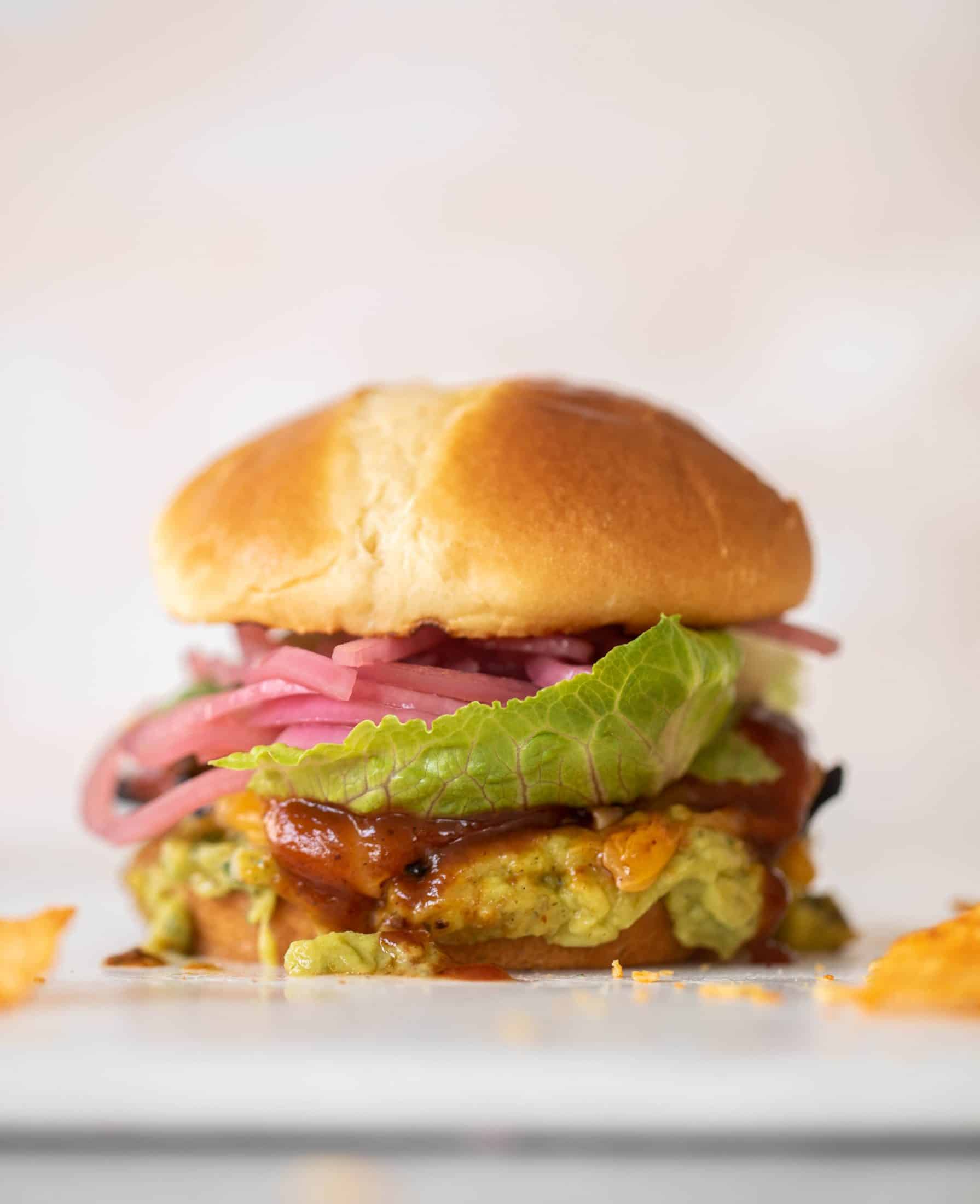 grilled BBQ chicken sandwiches