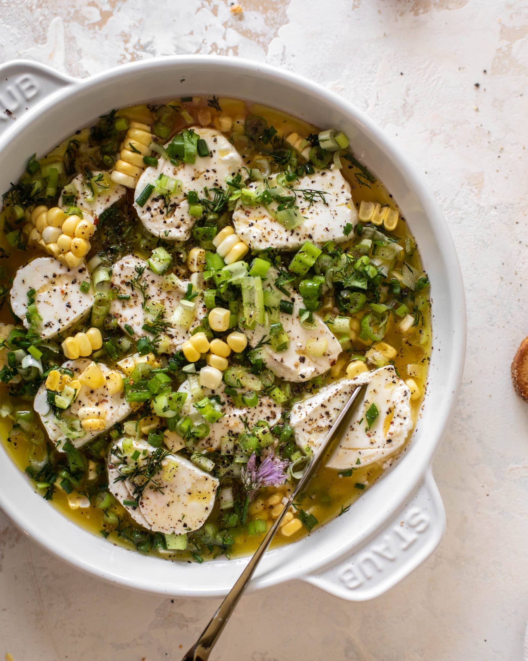 summer marinated goat cheese