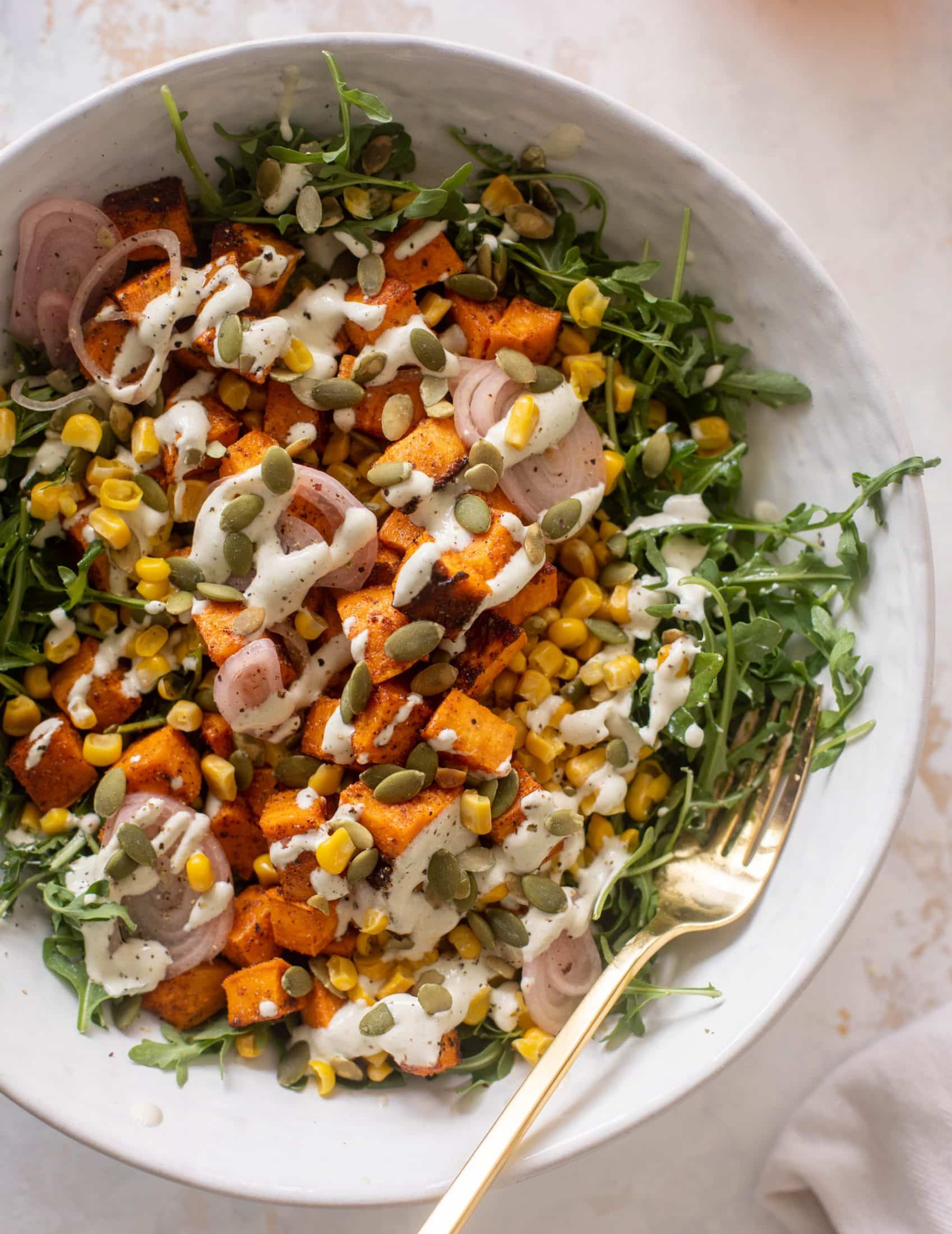 summer sweet potato salad