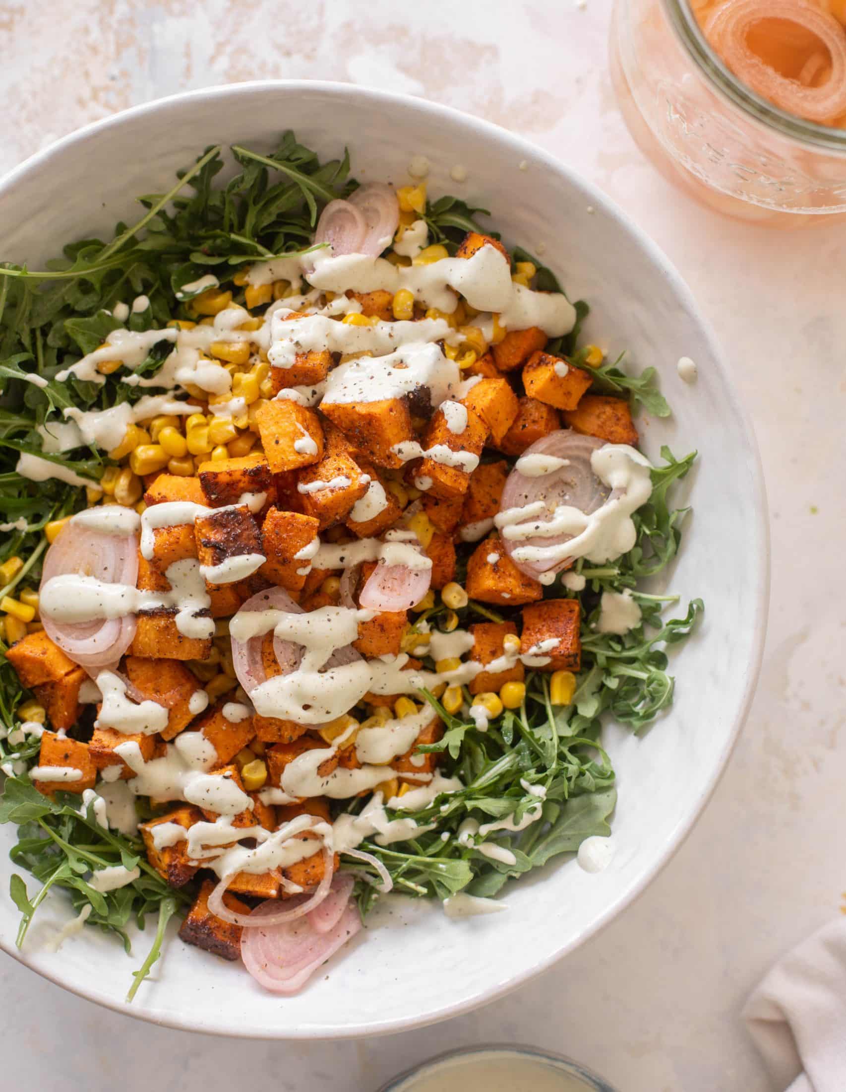 summer sweet potato salad