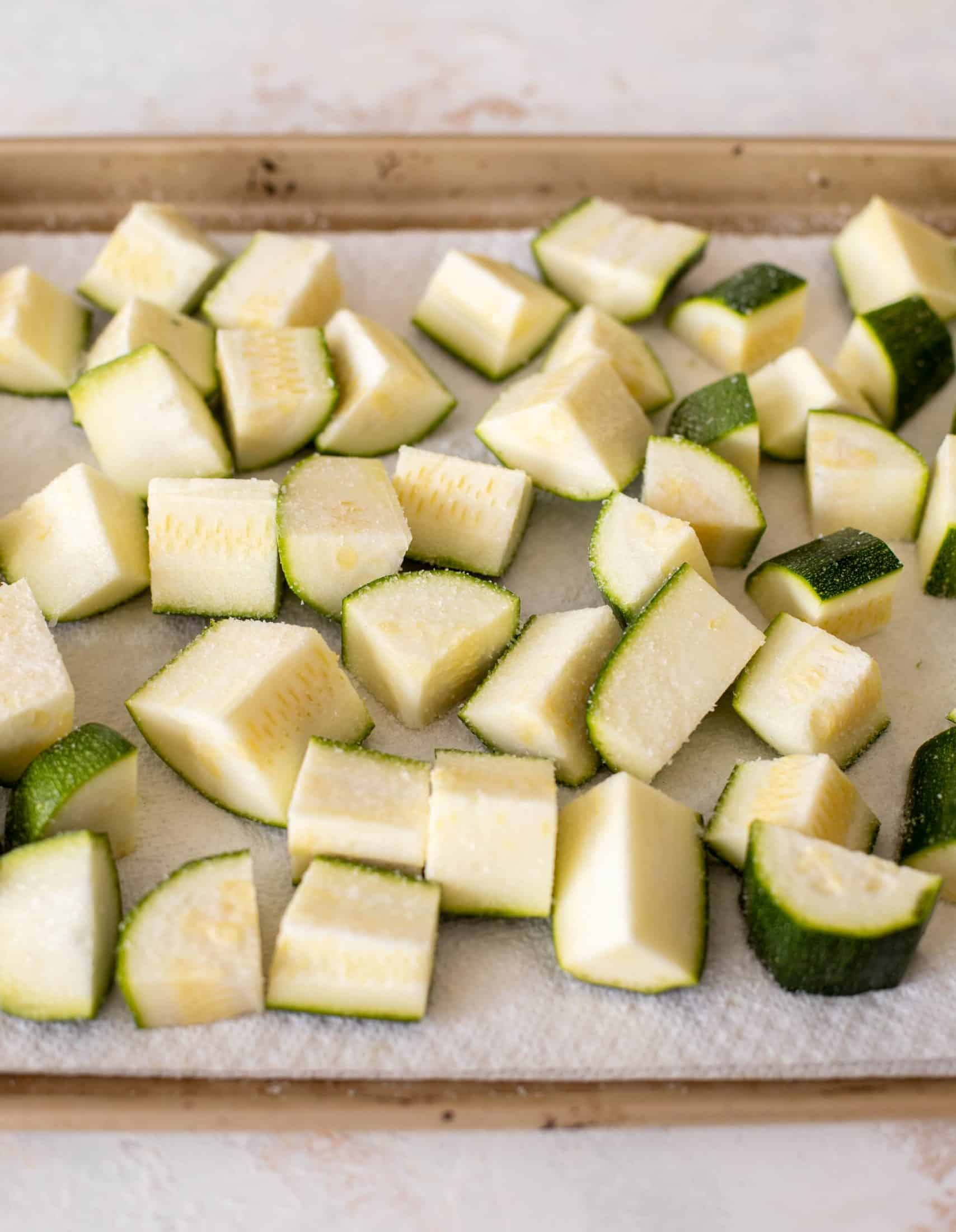 grilled zucchini caesar