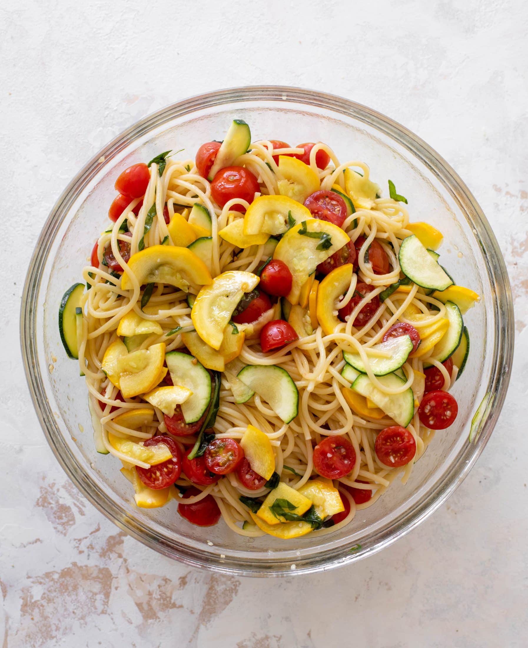 summer salmon spaghetti