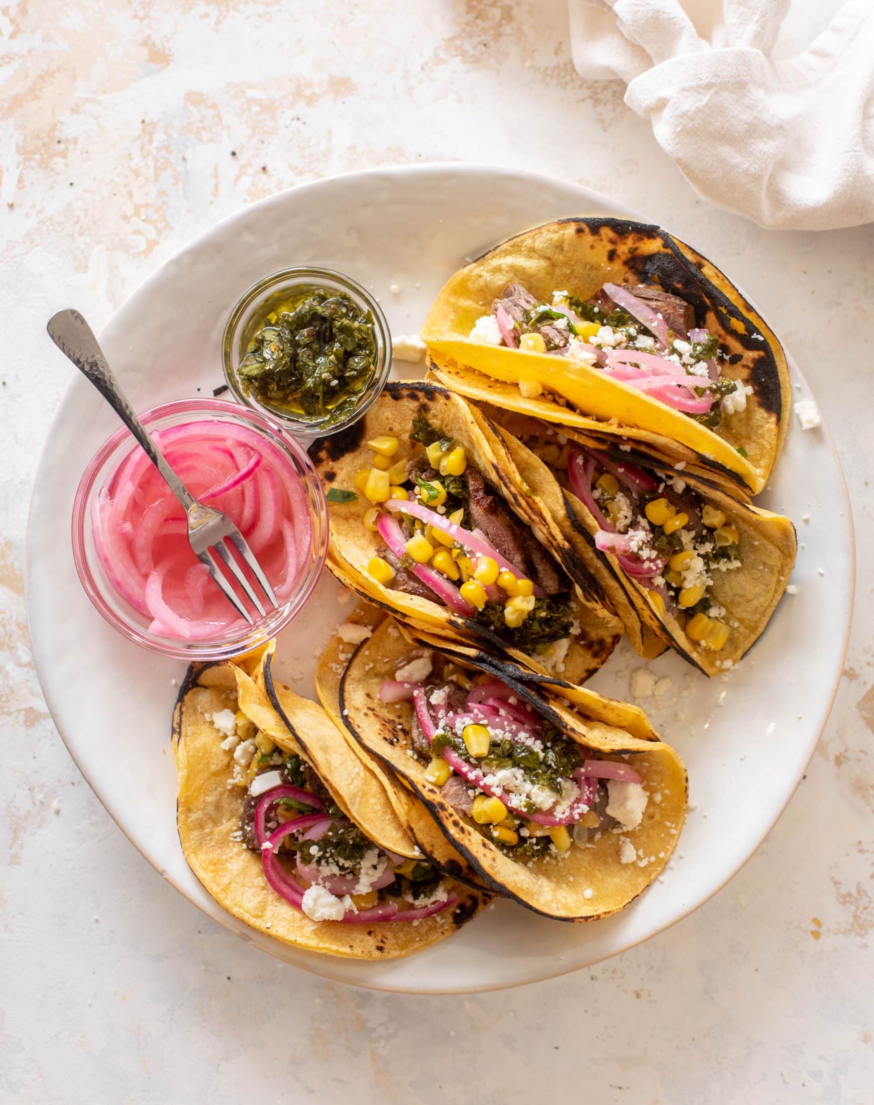 grilled steak tacos