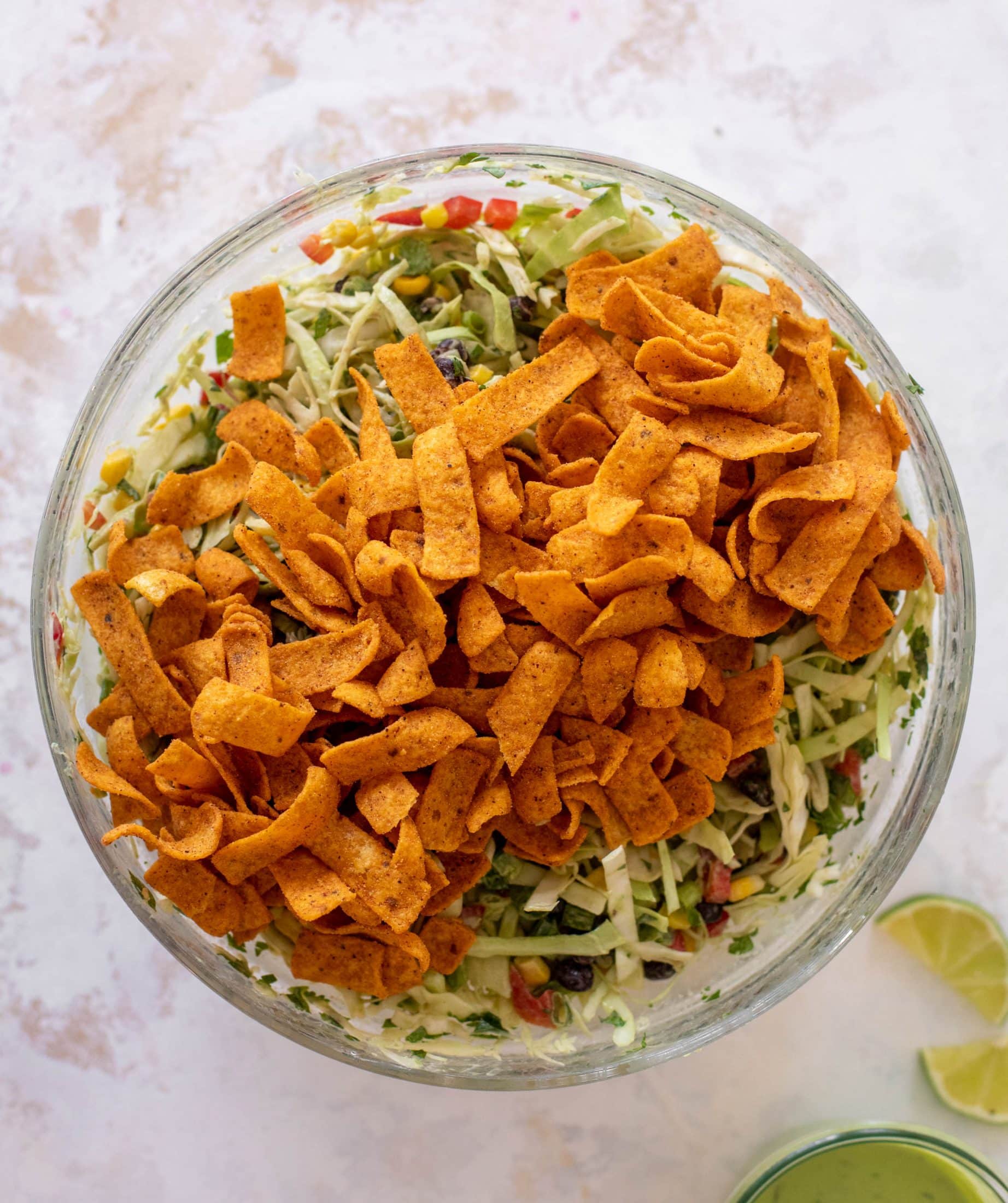 grilled taco chicken with frito slaw