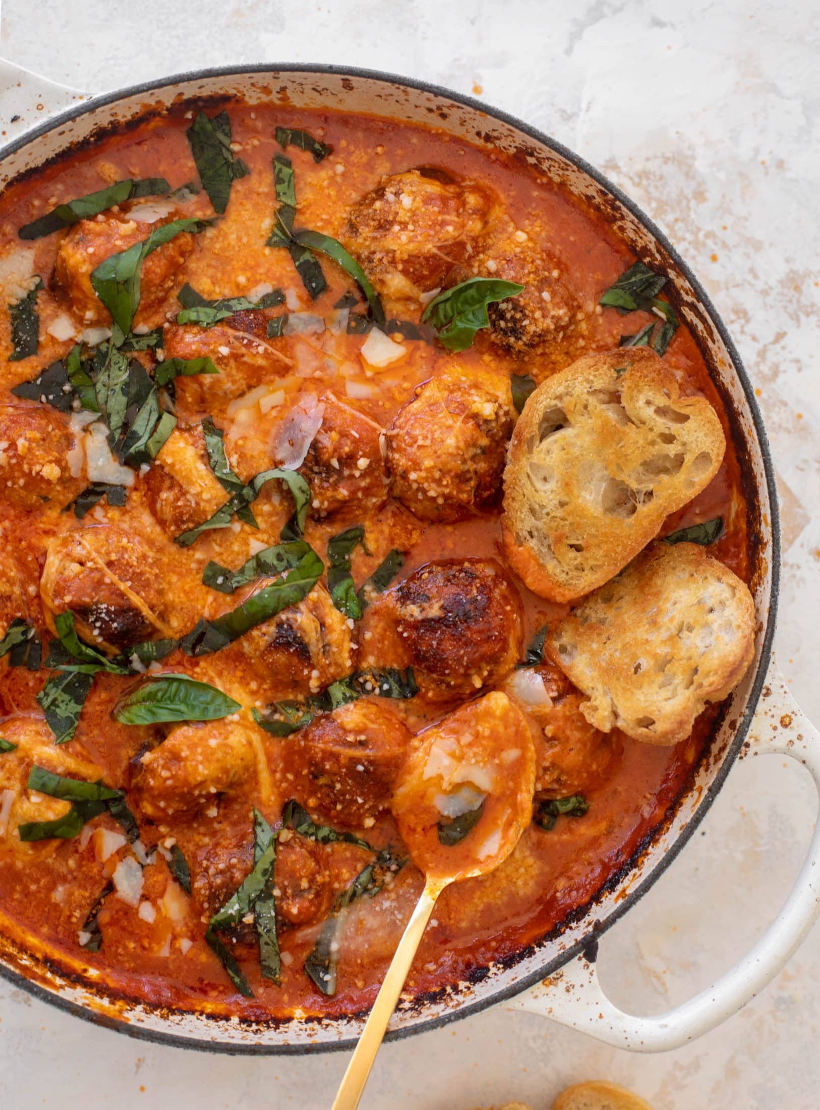 vodka sauce chicken parm meatballs