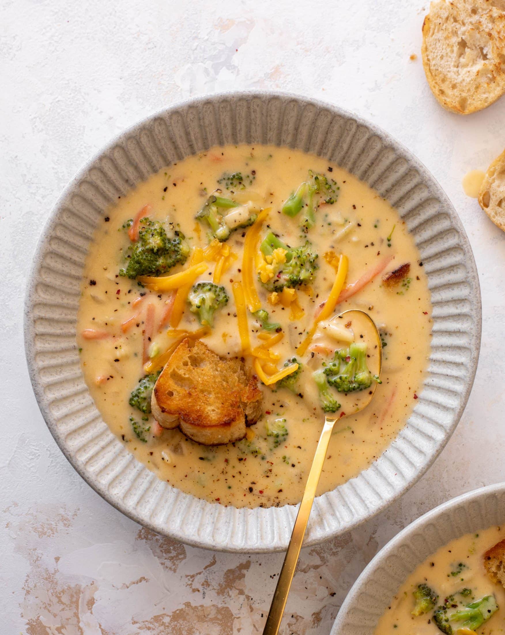 broccoli cheddar orzo soup