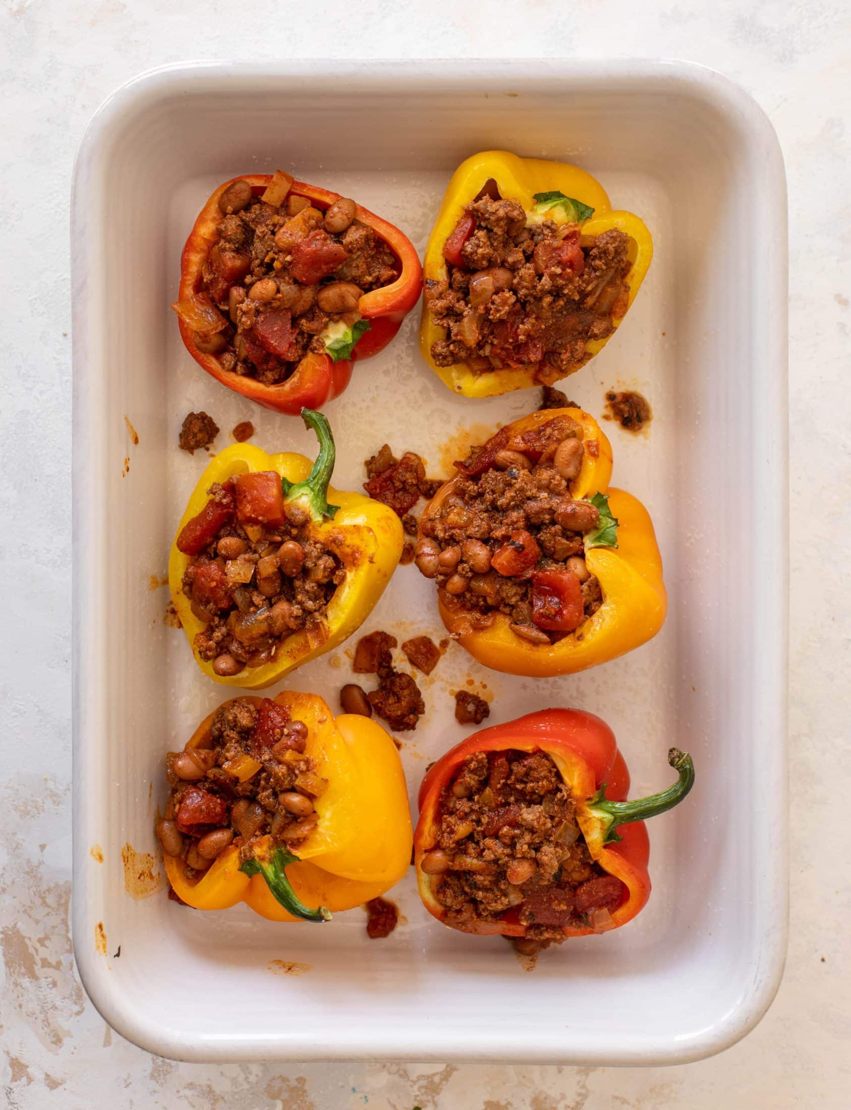 chili stuffed peppers