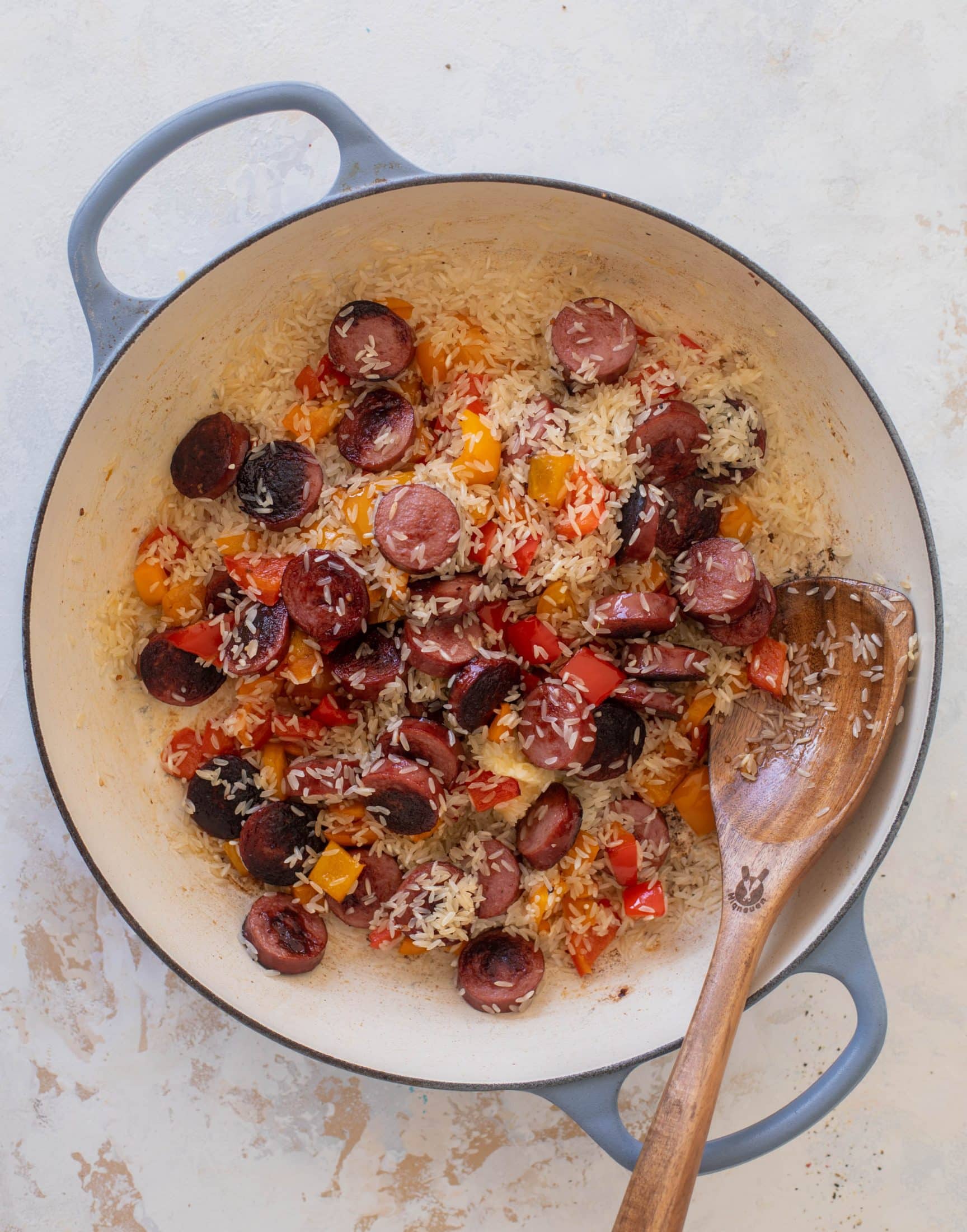 one pot smoked sausage and rice
