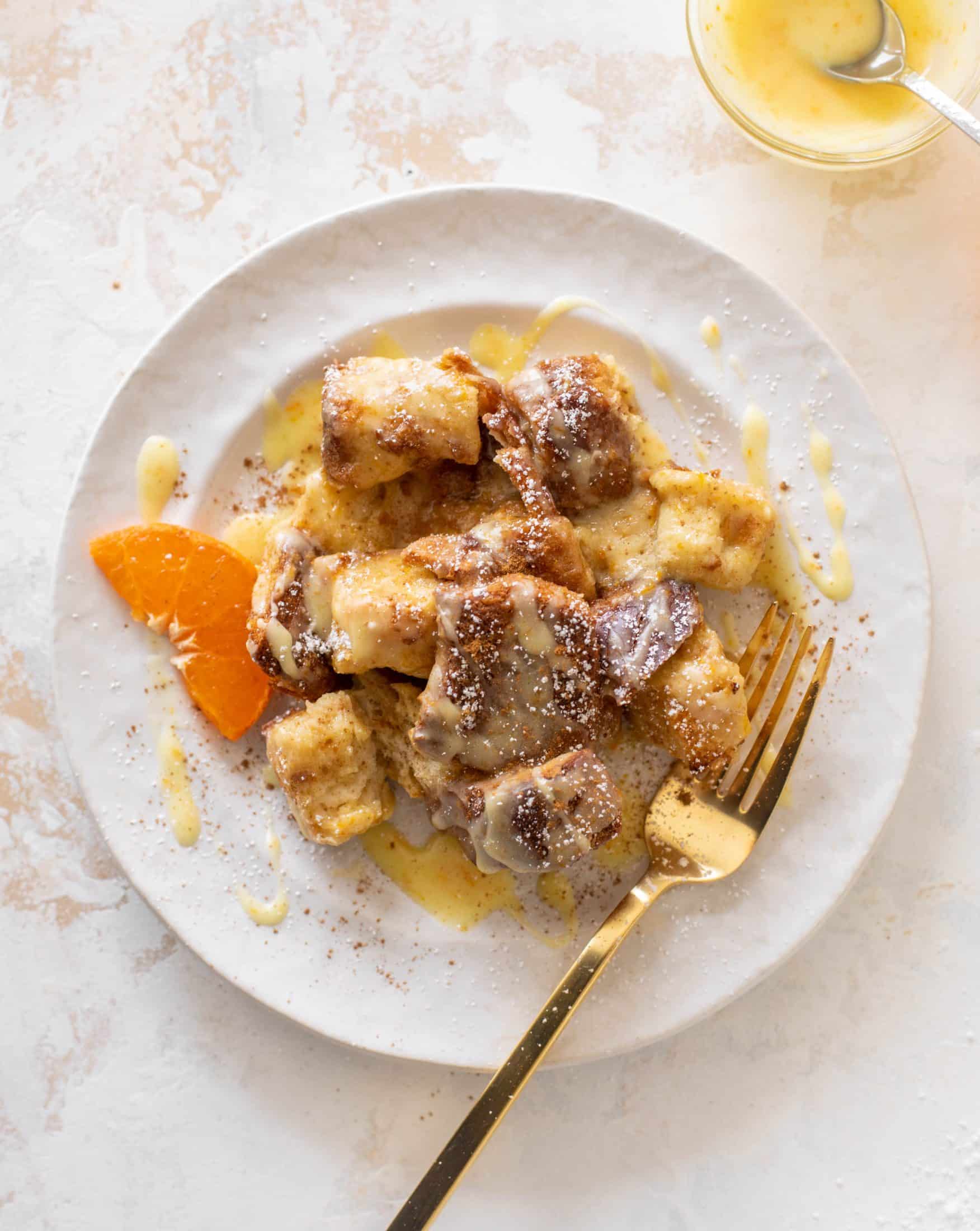 cinnamon orange french toast bake