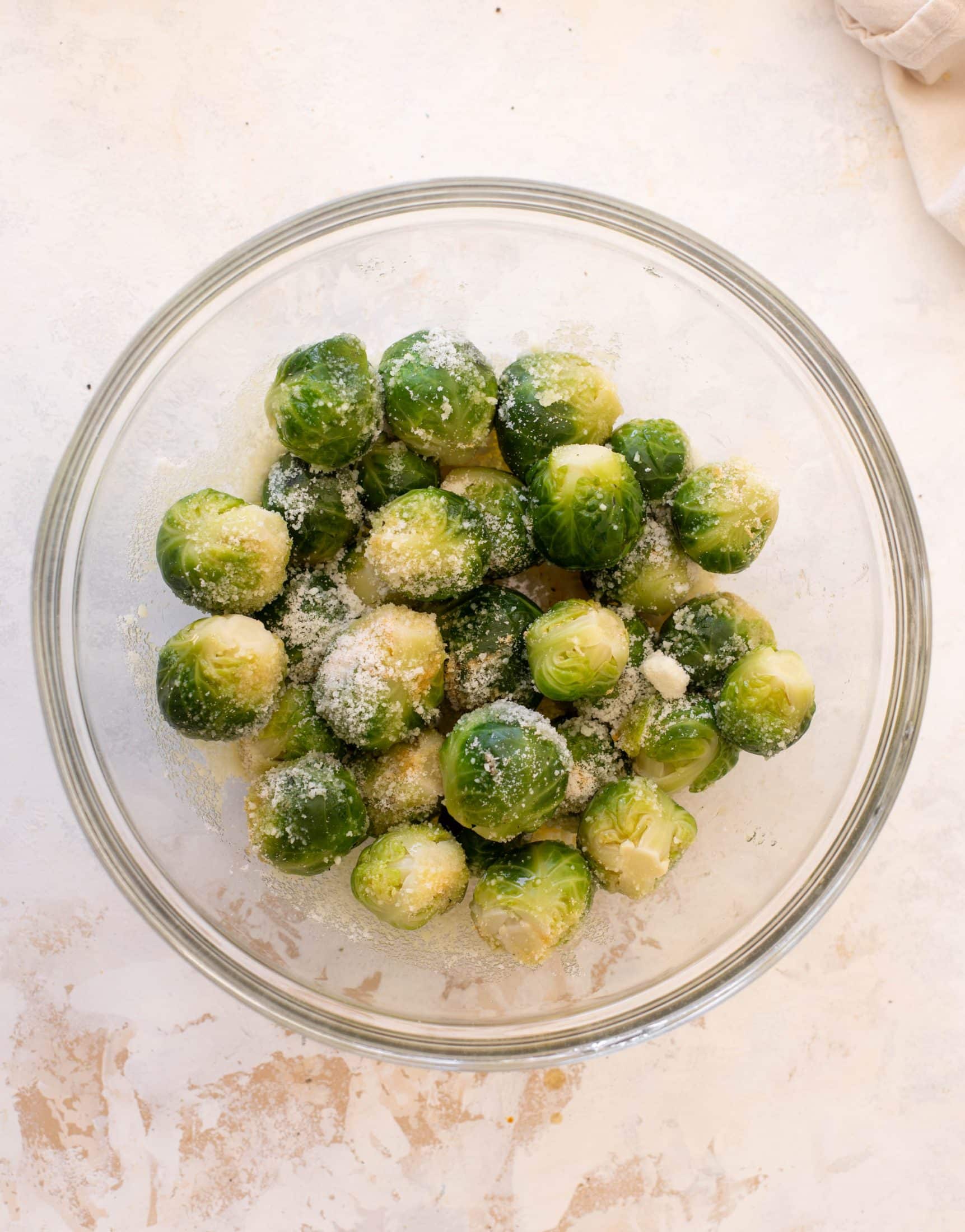 smashed brussels sprouts with hot honey
