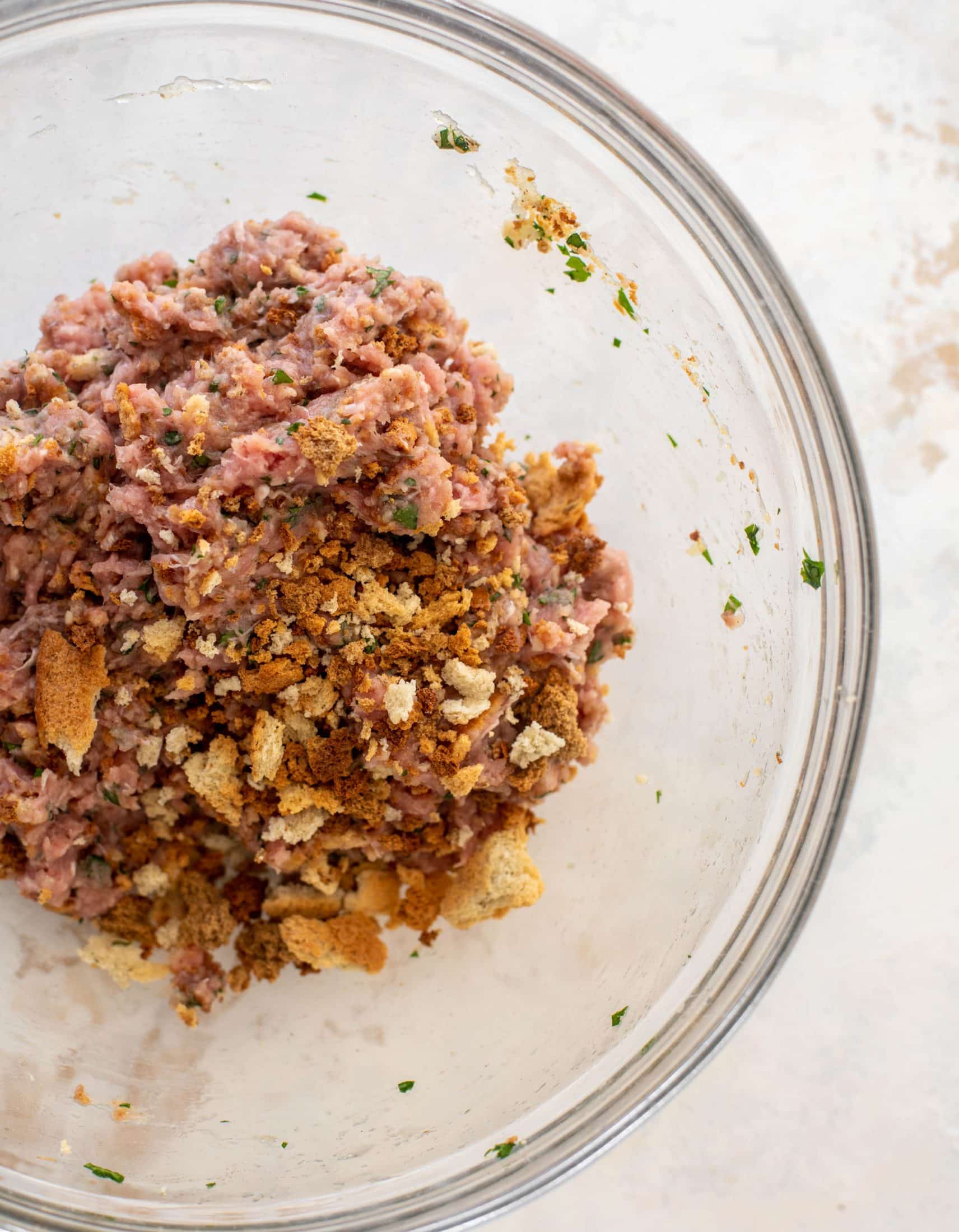 thanksgiving turkey and stuffing meatballs