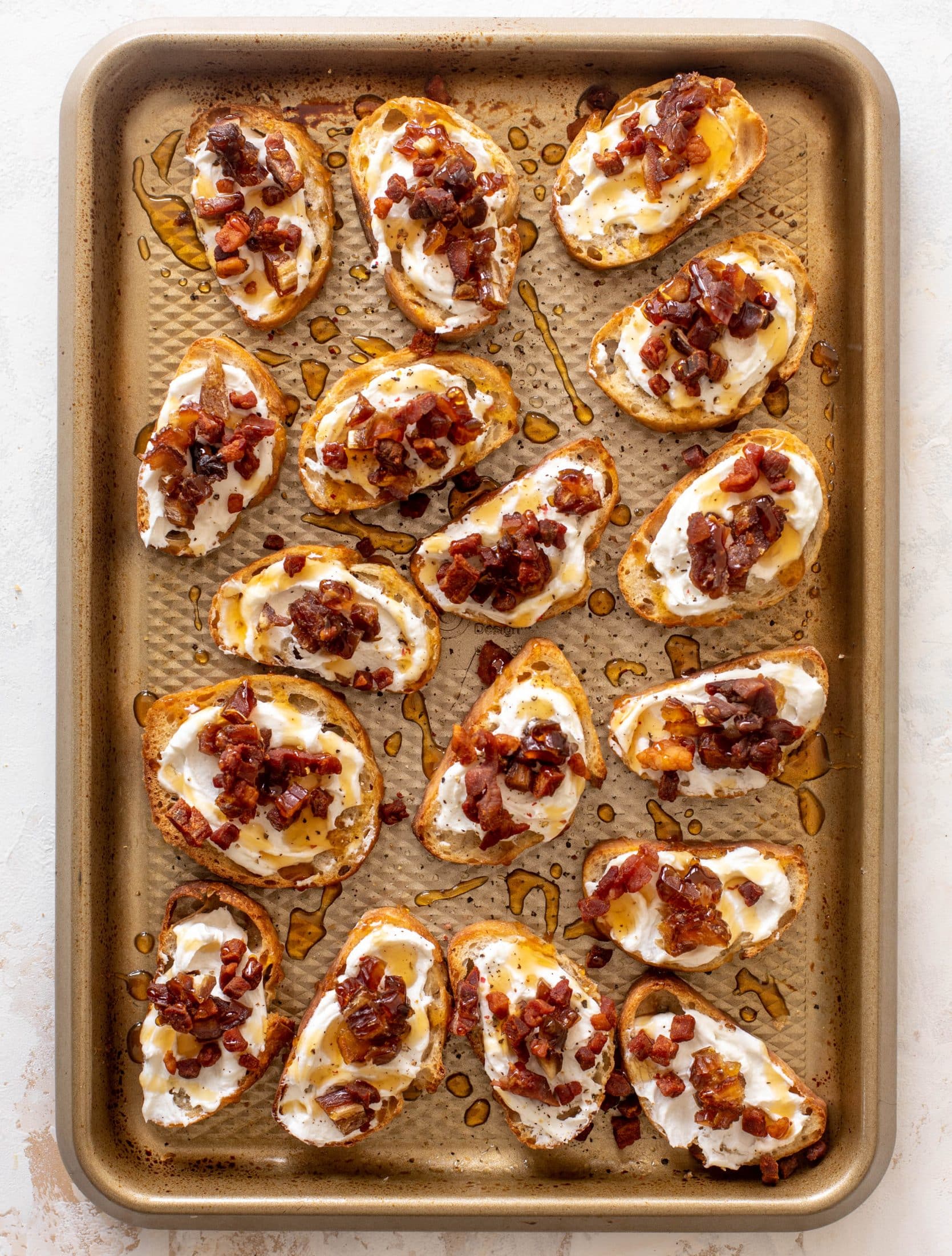 whipped ricotta crostini