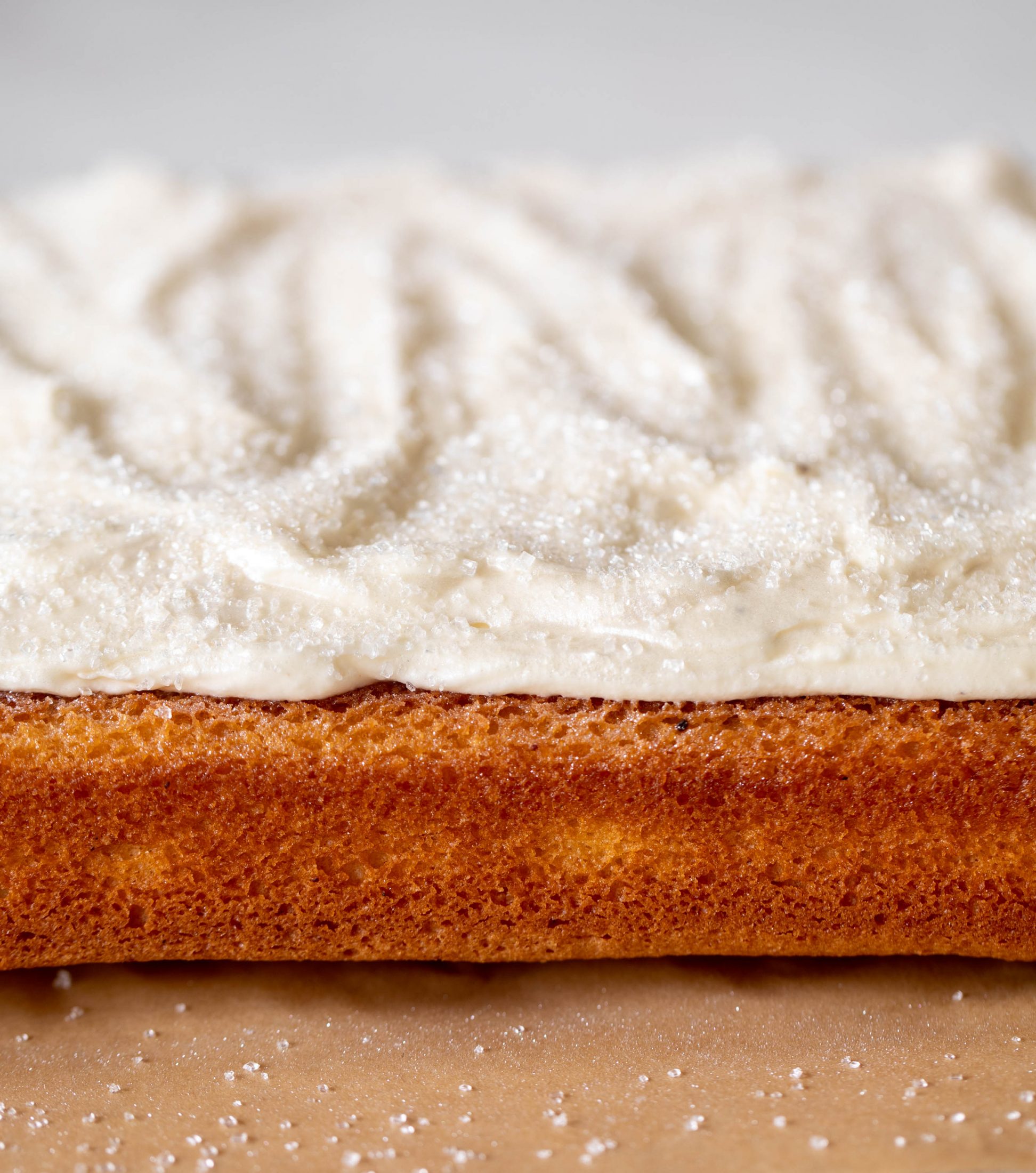 eggnog sheet cake