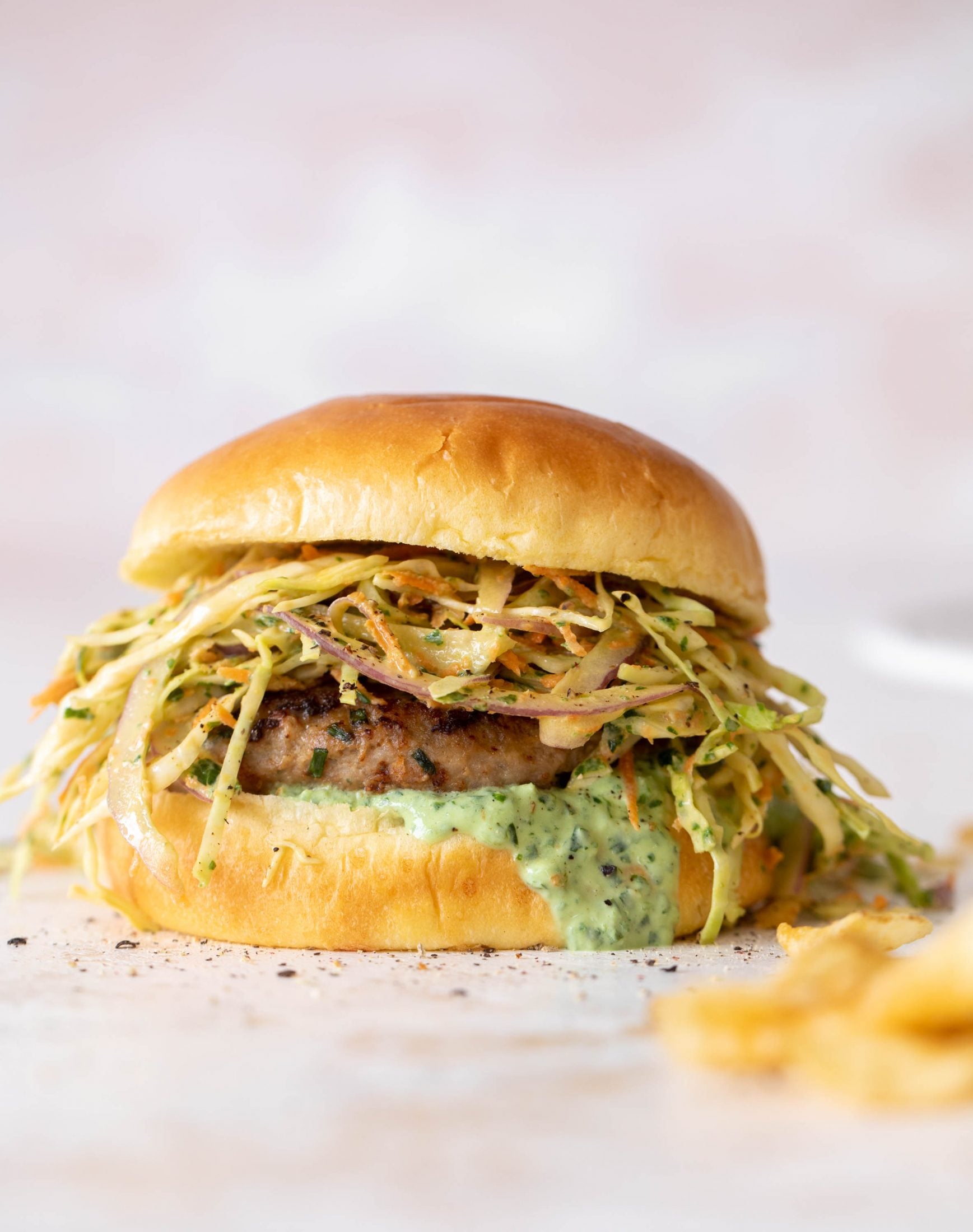 green goddess turkey burgers