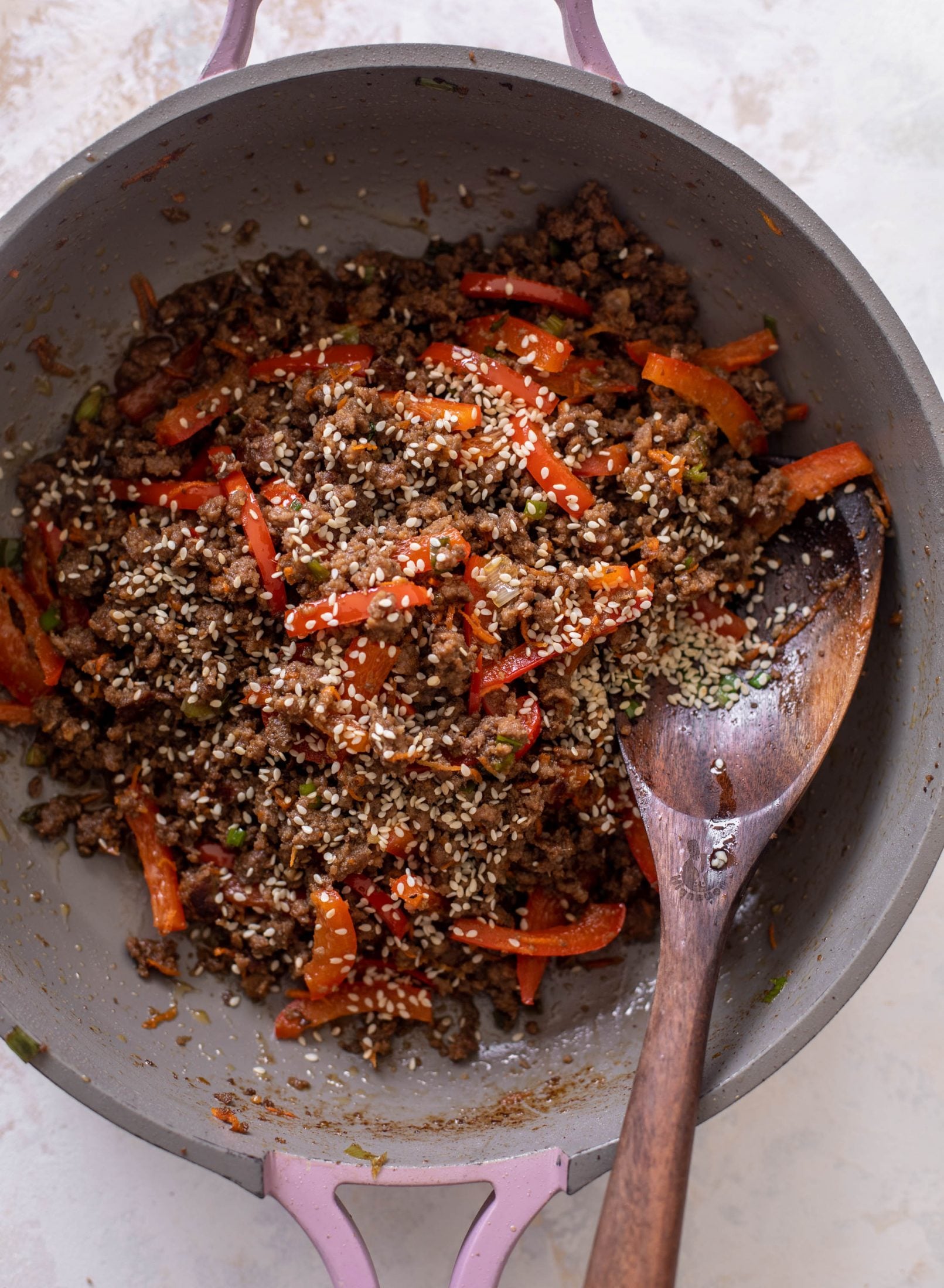 honey ginger beef lettuce wraps