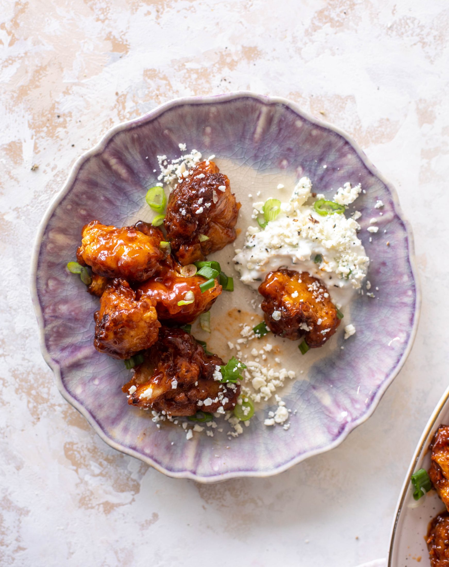 sticky BBQ cauliflower bites