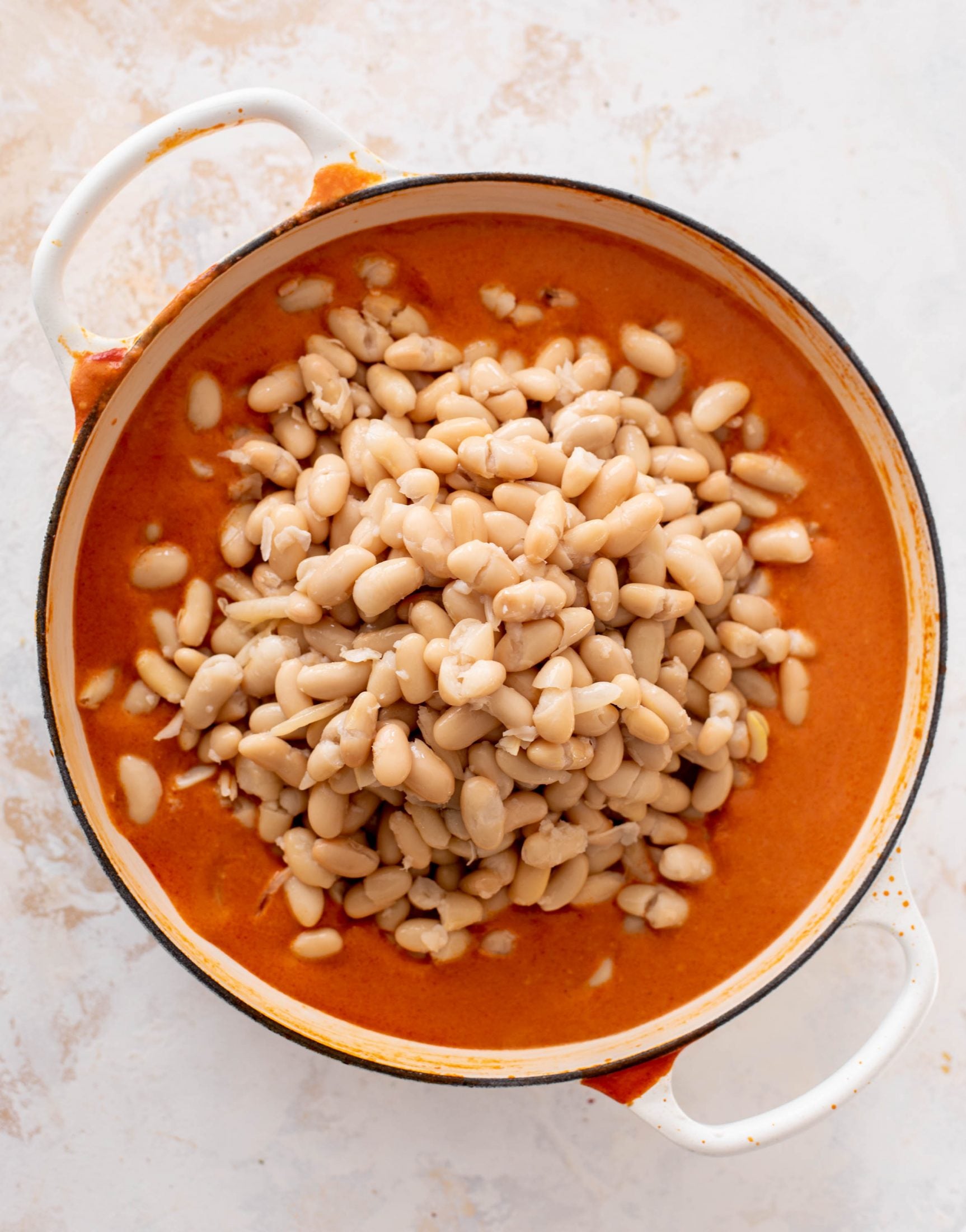 white beans in vodka sauce
