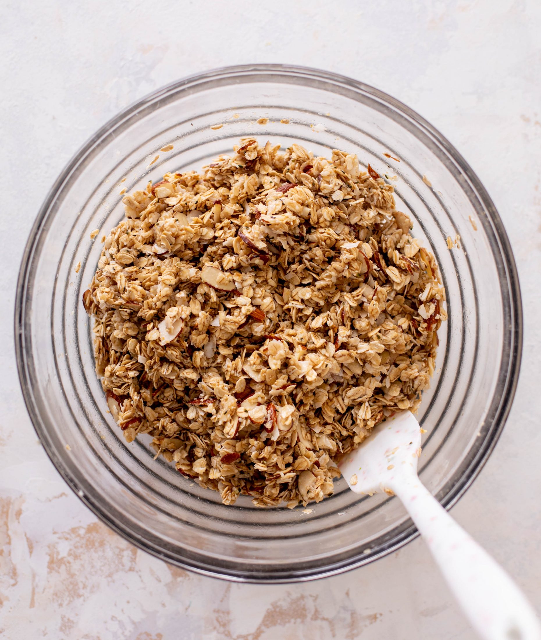 white chocolate raspberry granola