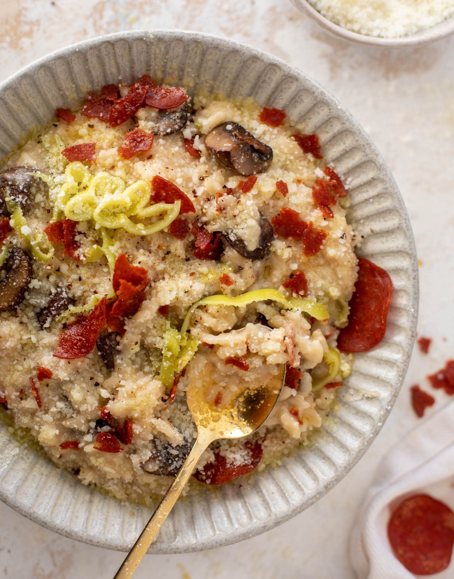 pizza supreme risotto