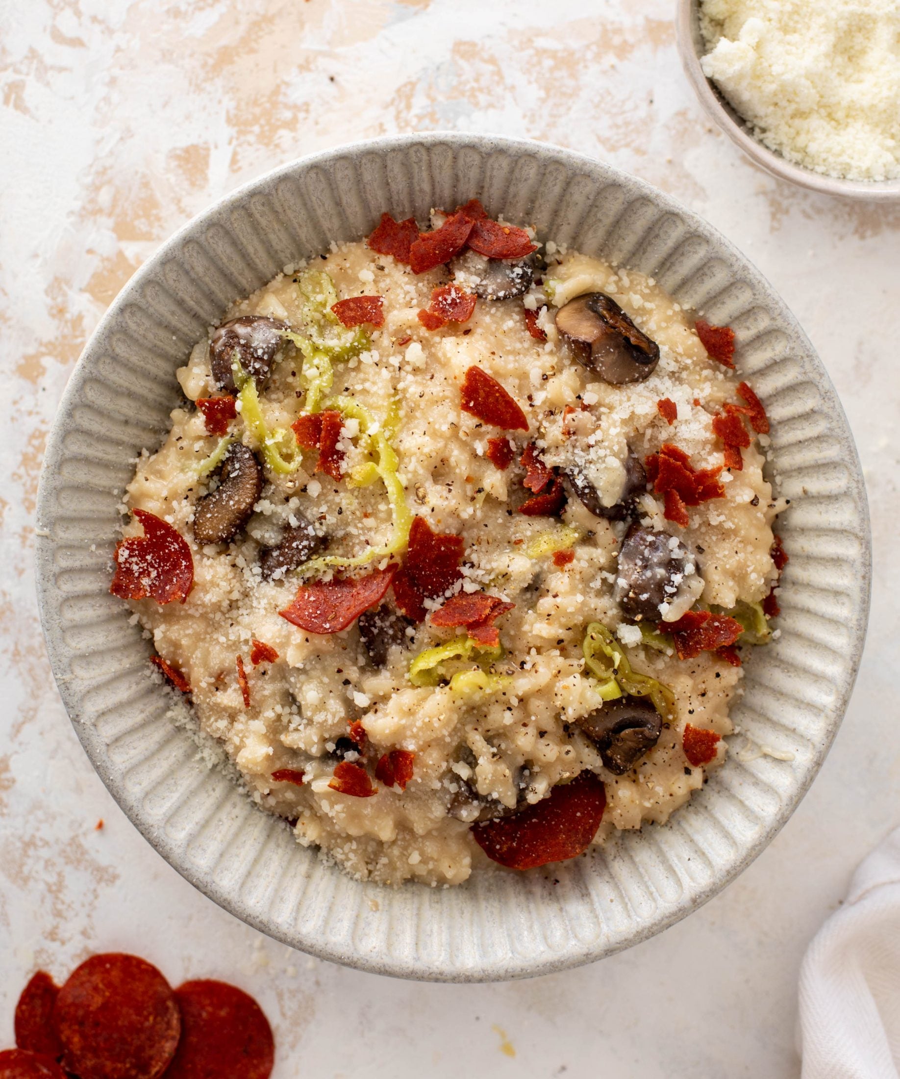 pizza supreme risotto