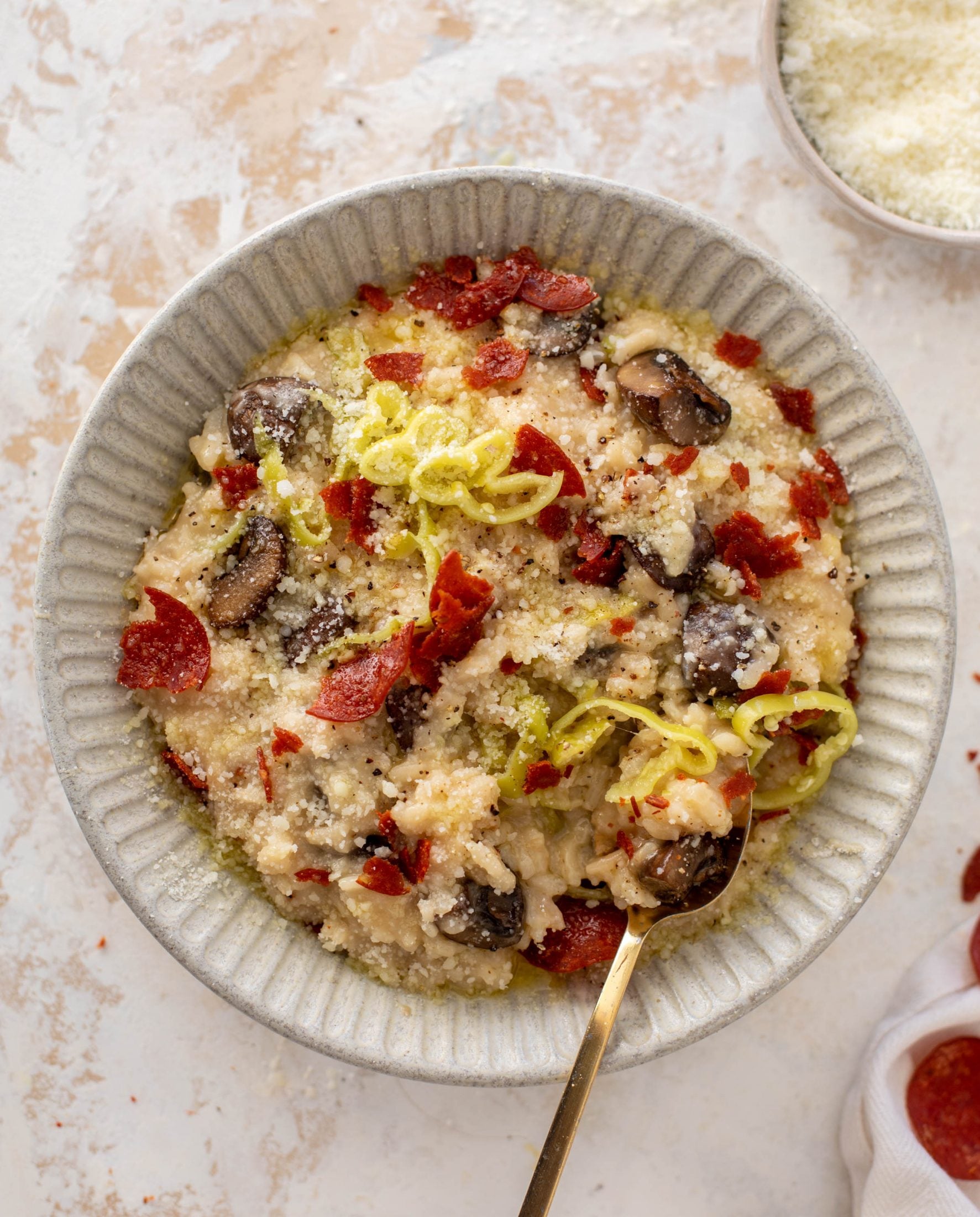 pizza supreme risotto