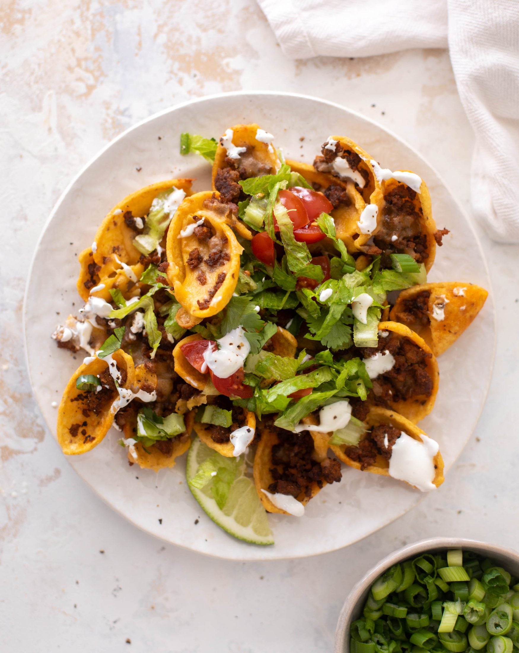 sheet pan walking taco nachos